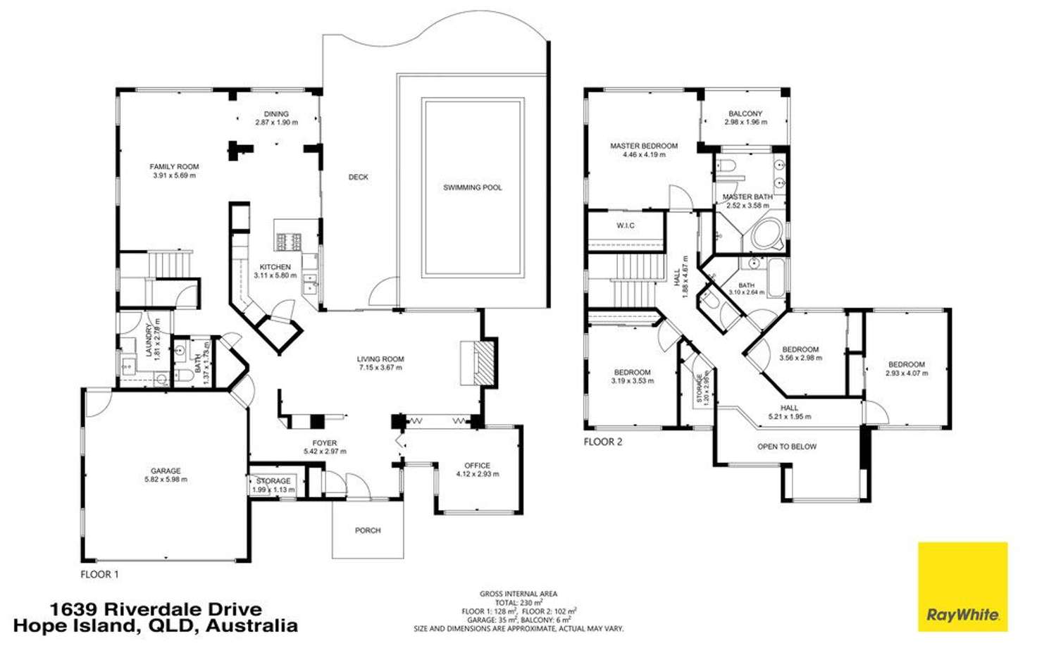 Floorplan of Homely house listing, 1639 Riverdale Drive, Hope Island QLD 4212