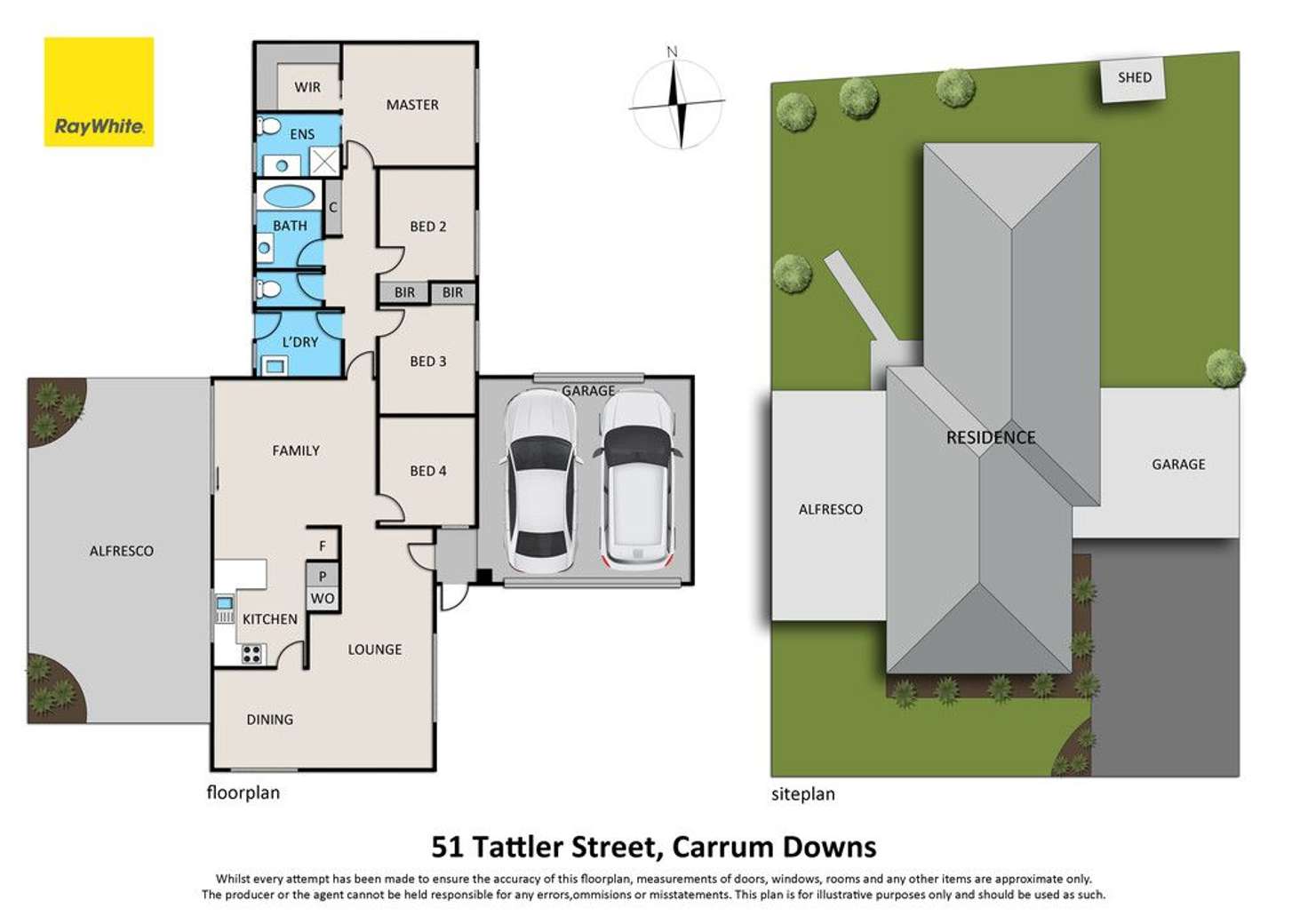 Floorplan of Homely house listing, 51 Tattler Street, Carrum Downs VIC 3201