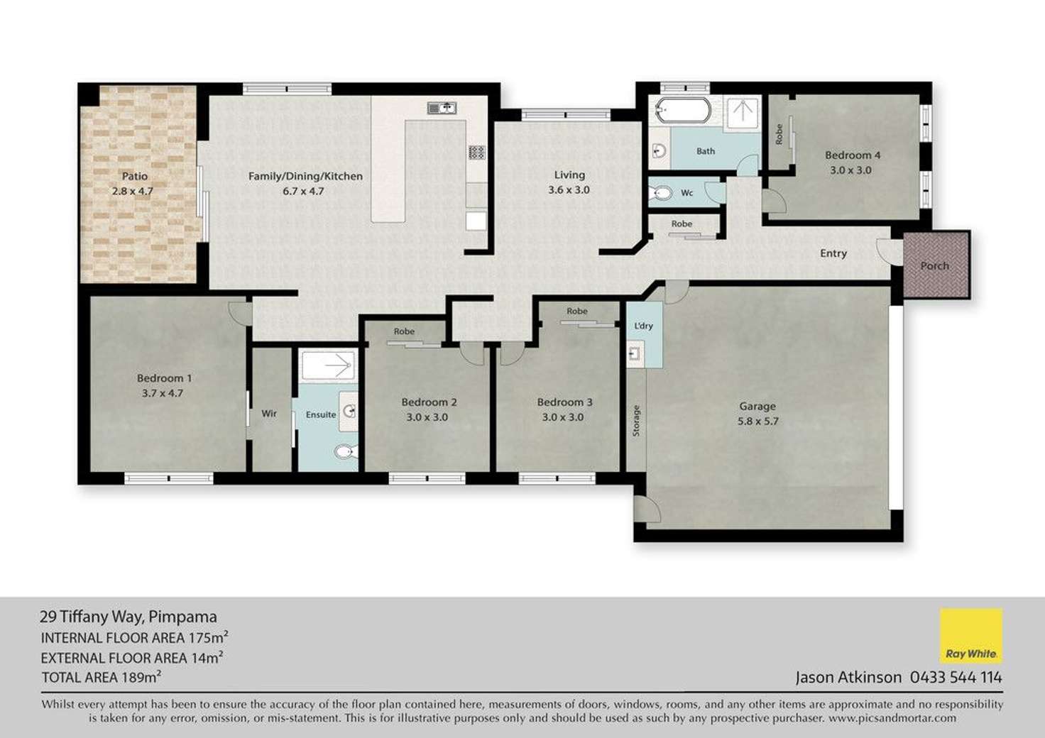 Floorplan of Homely house listing, 29 Tiffany Way, Pimpama QLD 4209