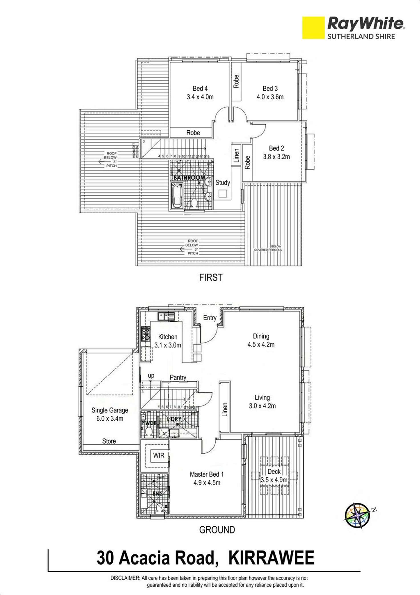 Floorplan of Homely house listing, 30 Acacia Road, Kirrawee NSW 2232