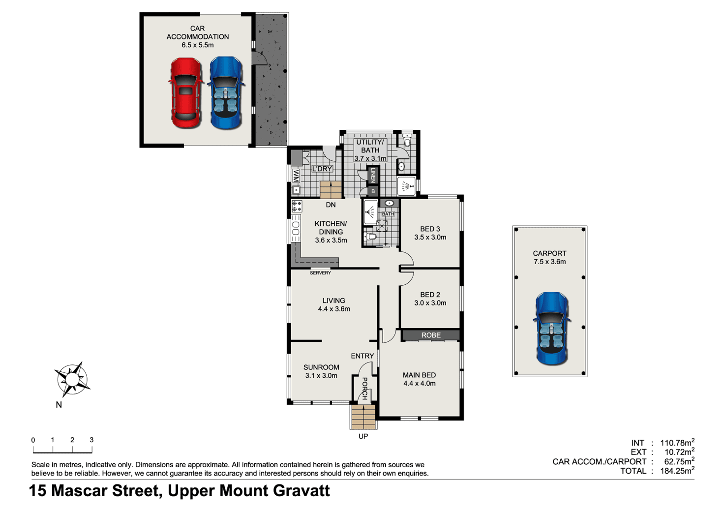 Floorplan of Homely house listing, 15 Mascar Street, Upper Mount Gravatt QLD 4122