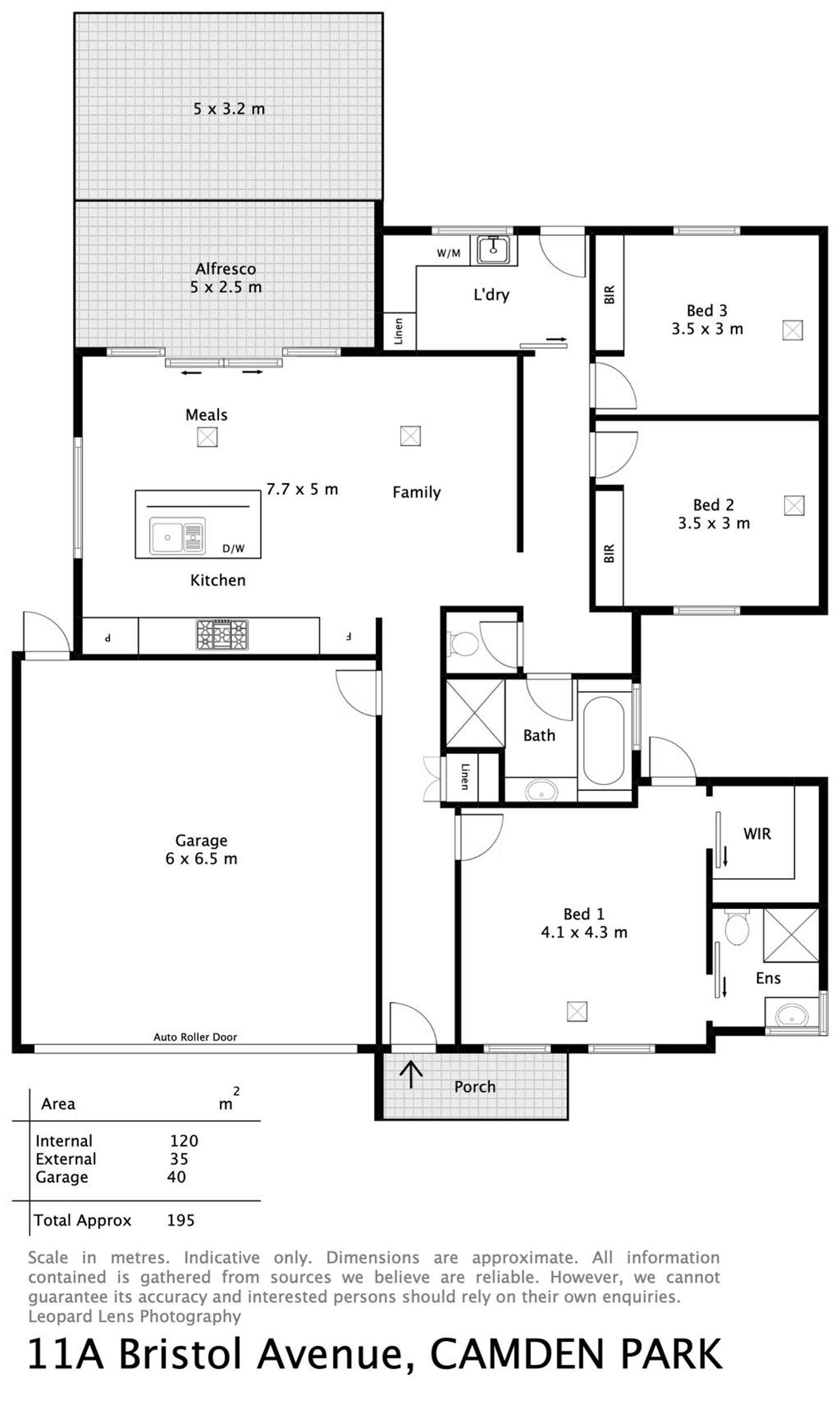 Floorplan of Homely house listing, 11A Bristol Avenue, Camden Park SA 5038