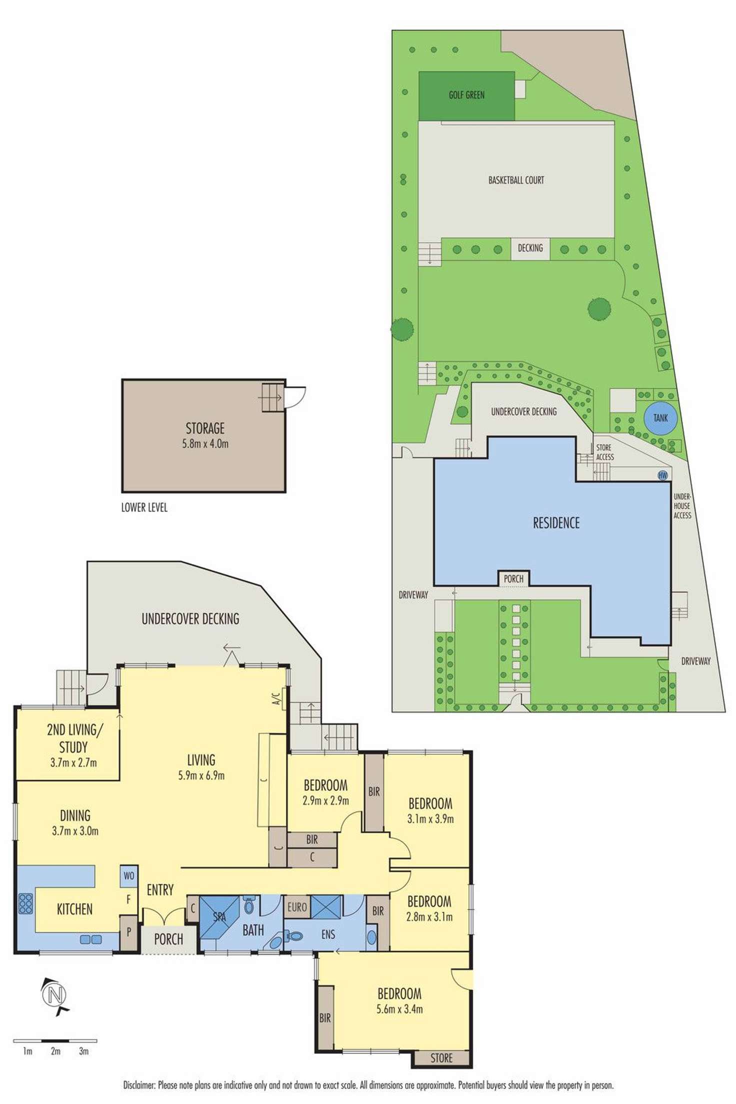 Floorplan of Homely house listing, 6 Melrose Avenue, Highton VIC 3216