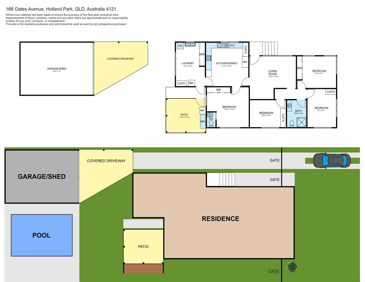 Floorplan of Homely house listing, 168 Oates Avenue, Holland Park QLD 4121