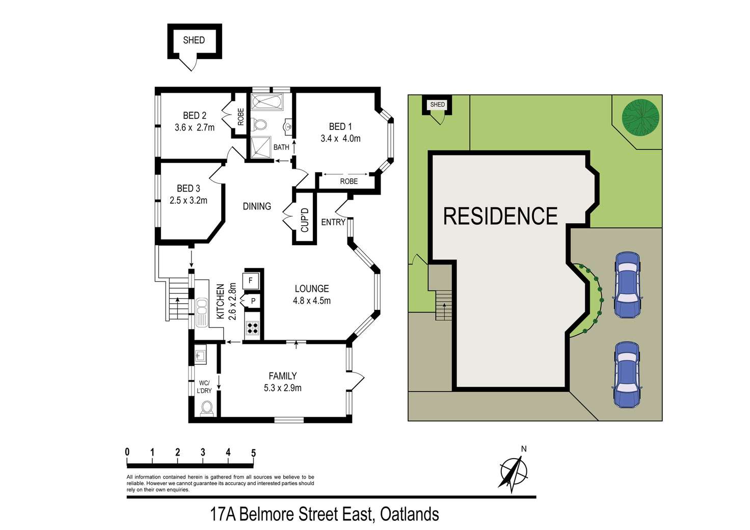 Floorplan of Homely house listing, 17A Belmore Street East, Oatlands NSW 2117