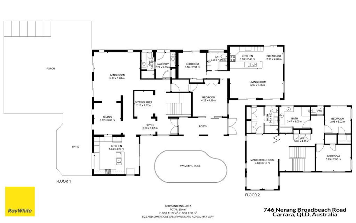 Floorplan of Homely house listing, 746 Nerang Broadbeach Road, Carrara QLD 4211