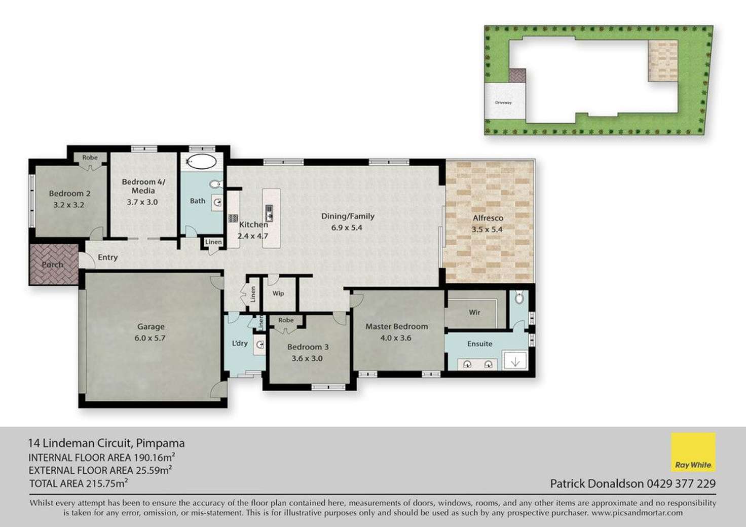 Floorplan of Homely house listing, 14 Lindeman Circuit, Gainsborough Greens, Pimpama QLD 4209