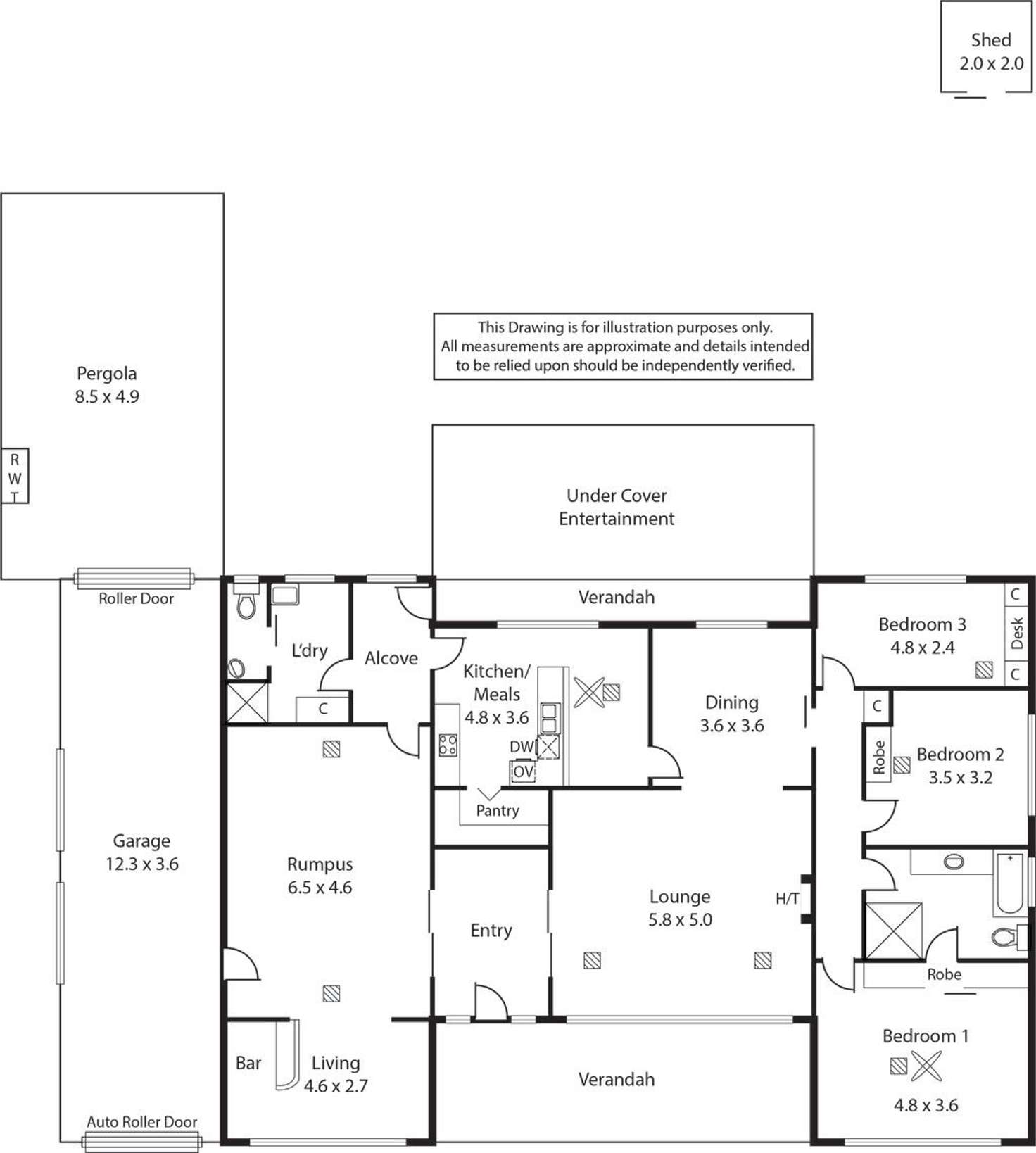 Floorplan of Homely house listing, 5 Lakewood Court, West Lakes SA 5021