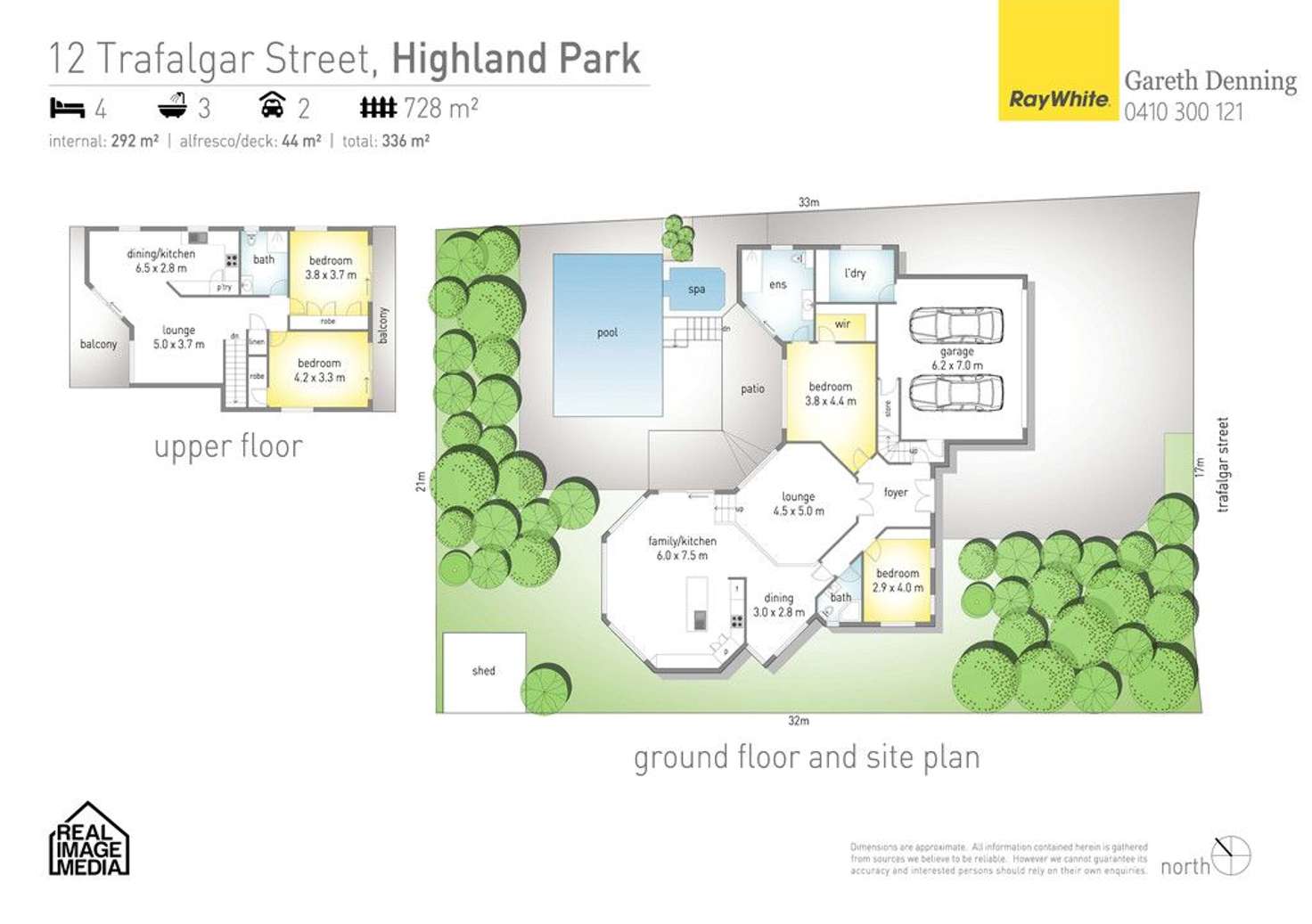 Floorplan of Homely house listing, 12 Trafalgar Street, Highland Park QLD 4211