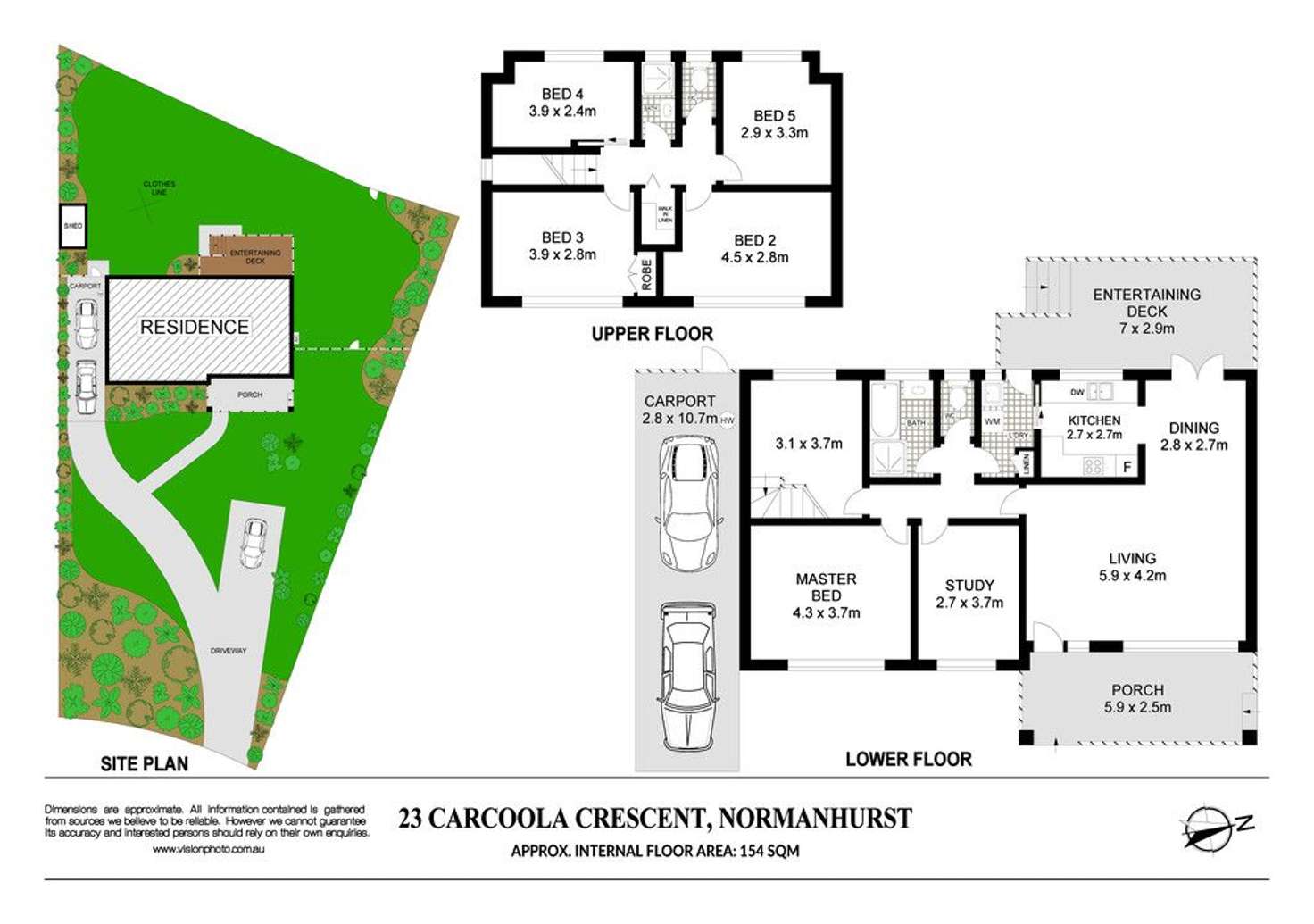 Floorplan of Homely house listing, 23 Carcoola Crescent, Normanhurst NSW 2076