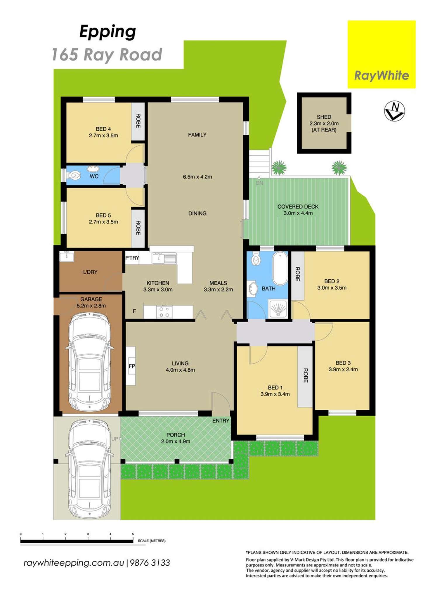 Floorplan of Homely house listing, 165 Ray Road, Epping NSW 2121