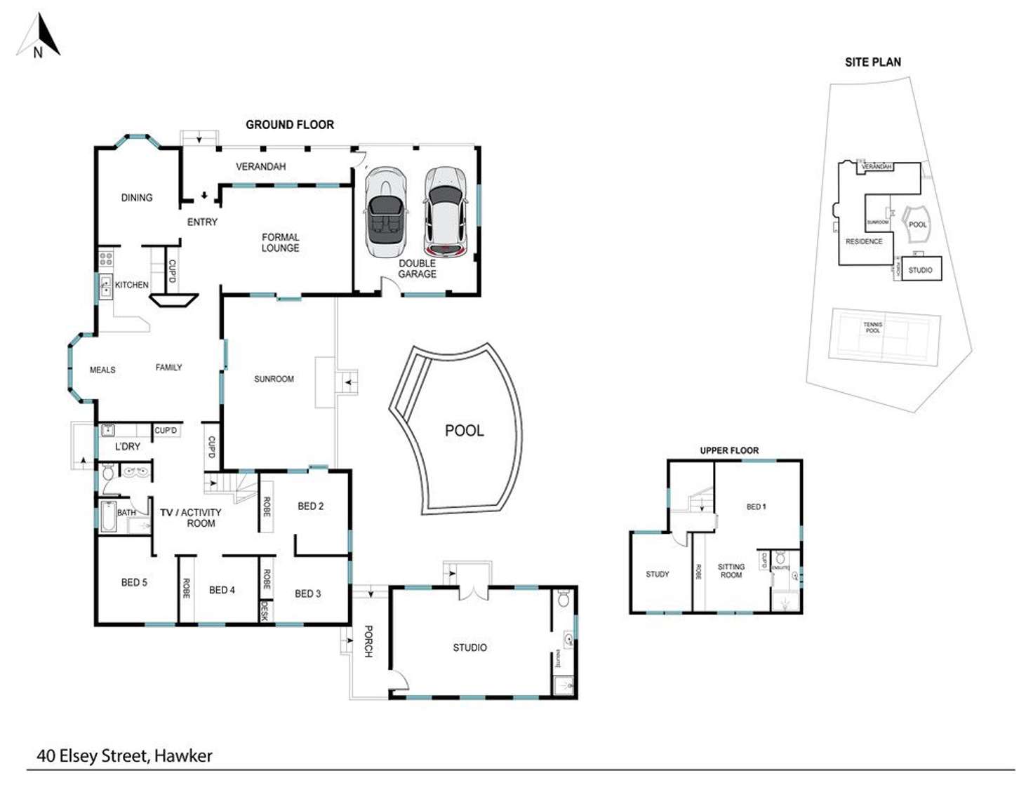 Floorplan of Homely house listing, 40 Elsey Street, Hawker ACT 2614