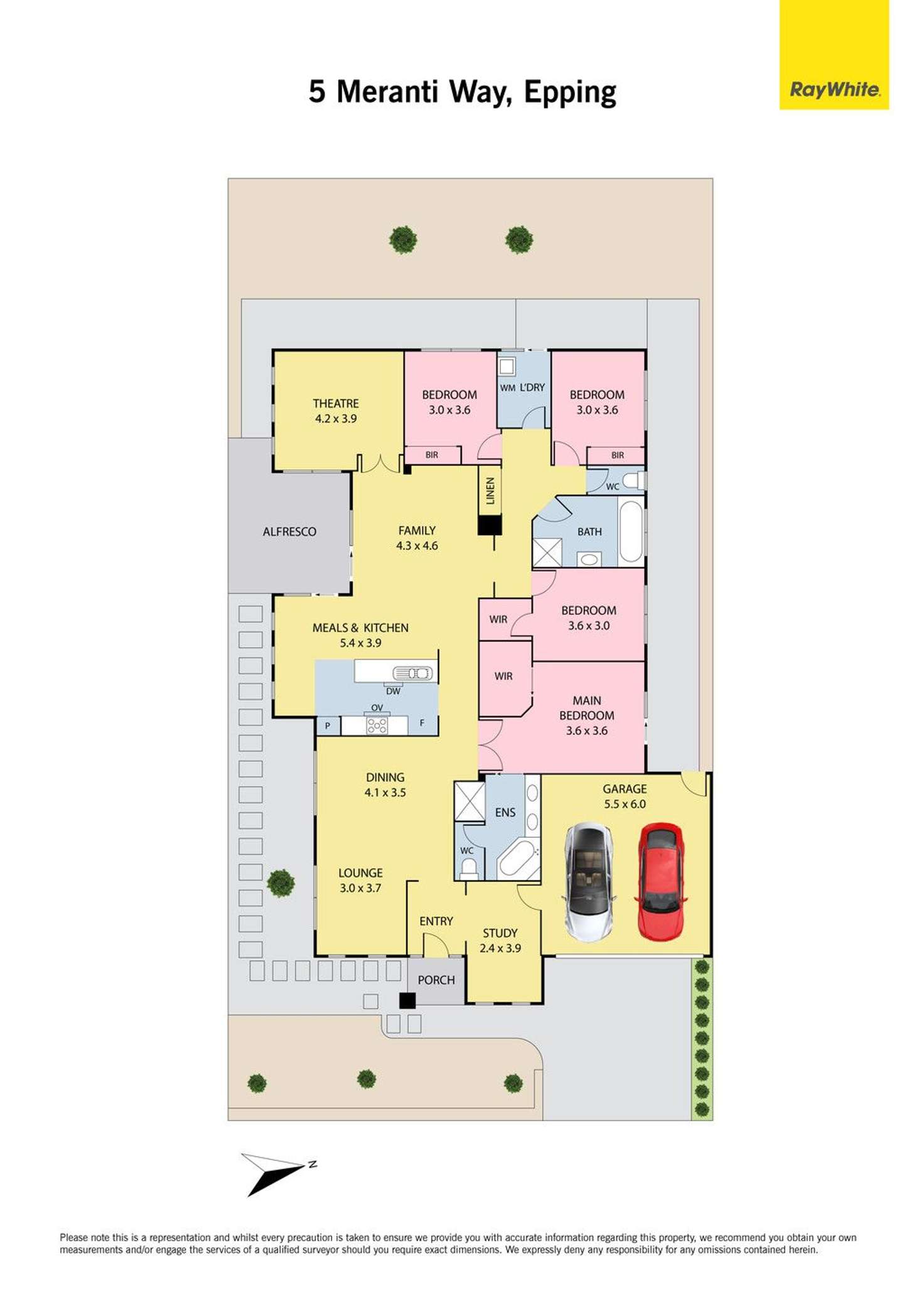 Floorplan of Homely house listing, 5 Meranti Way, Epping VIC 3076