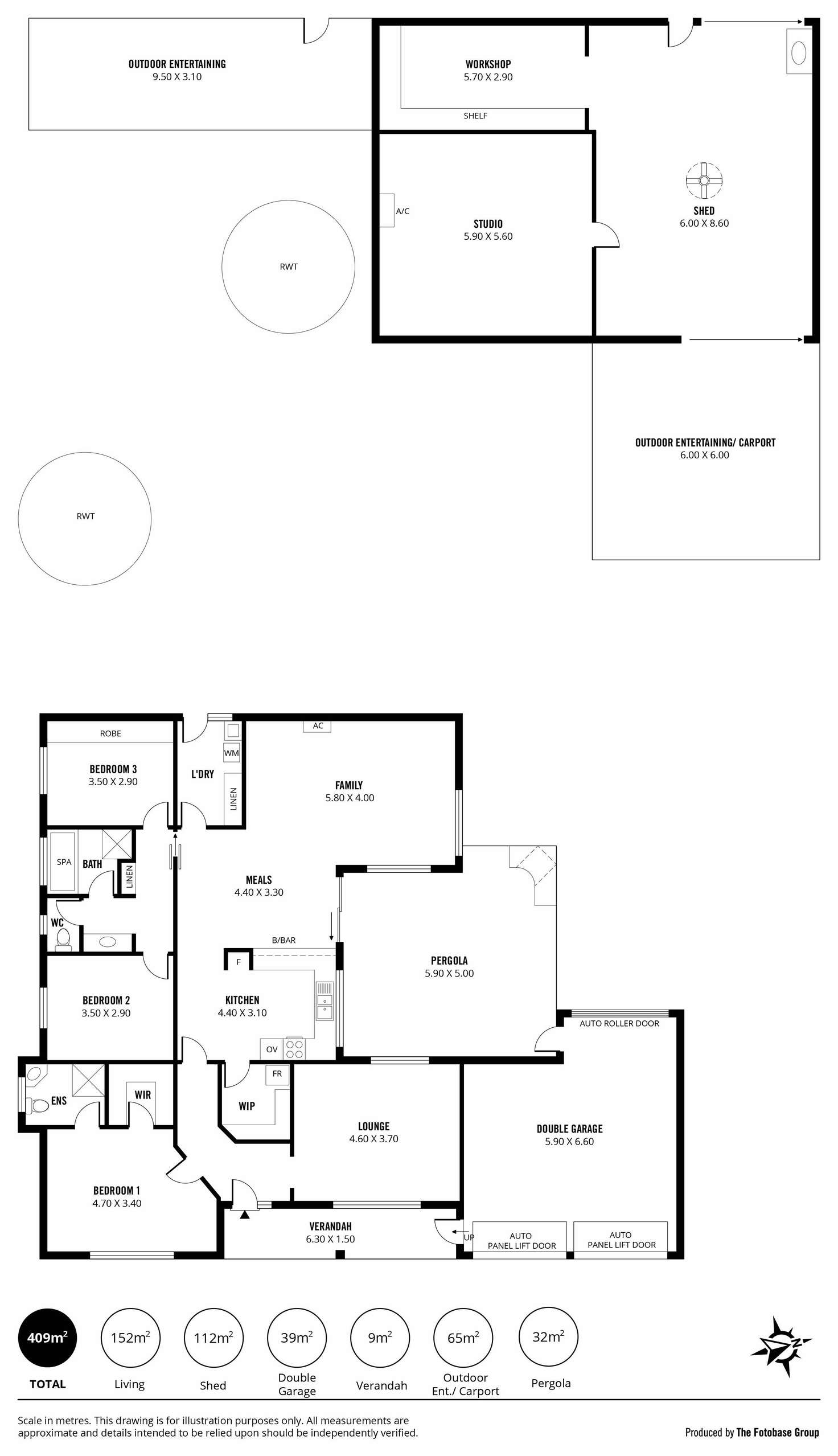 Floorplan of Homely house listing, 15 Carmen Court, Nairne SA 5252