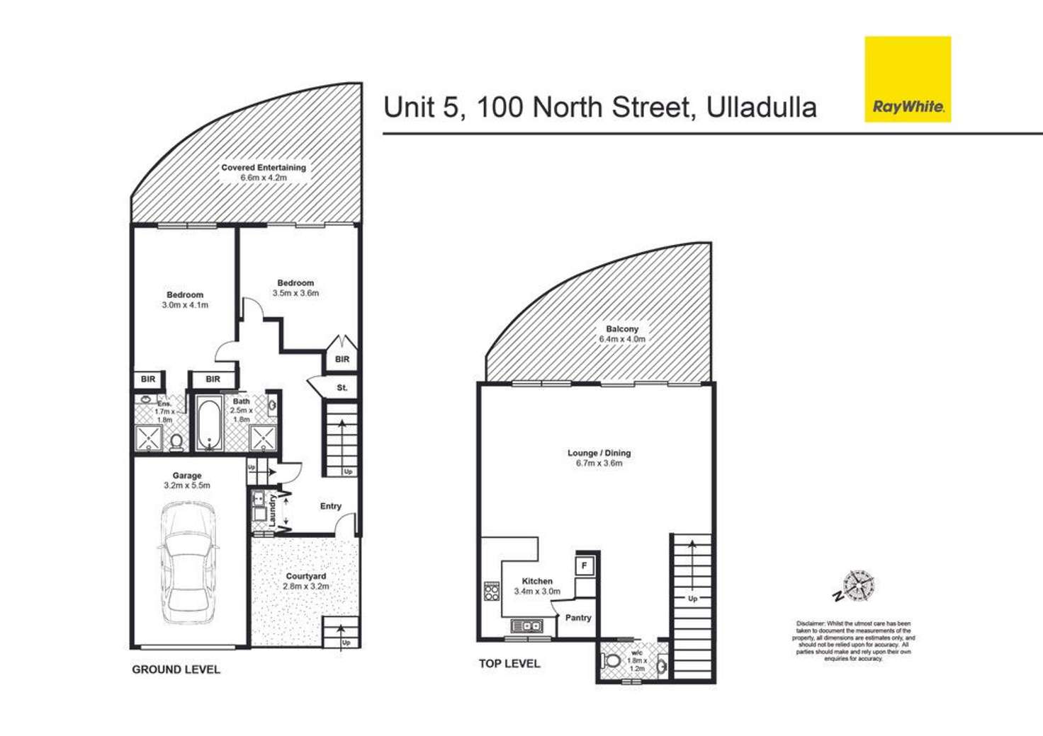 Floorplan of Homely townhouse listing, 5/98-100 North Street, Ulladulla NSW 2539