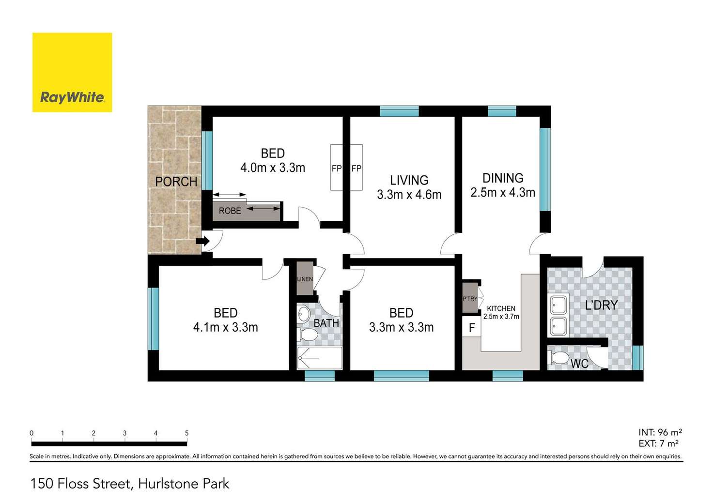 Floorplan of Homely house listing, 150 Floss Street, Hurlstone Park NSW 2193