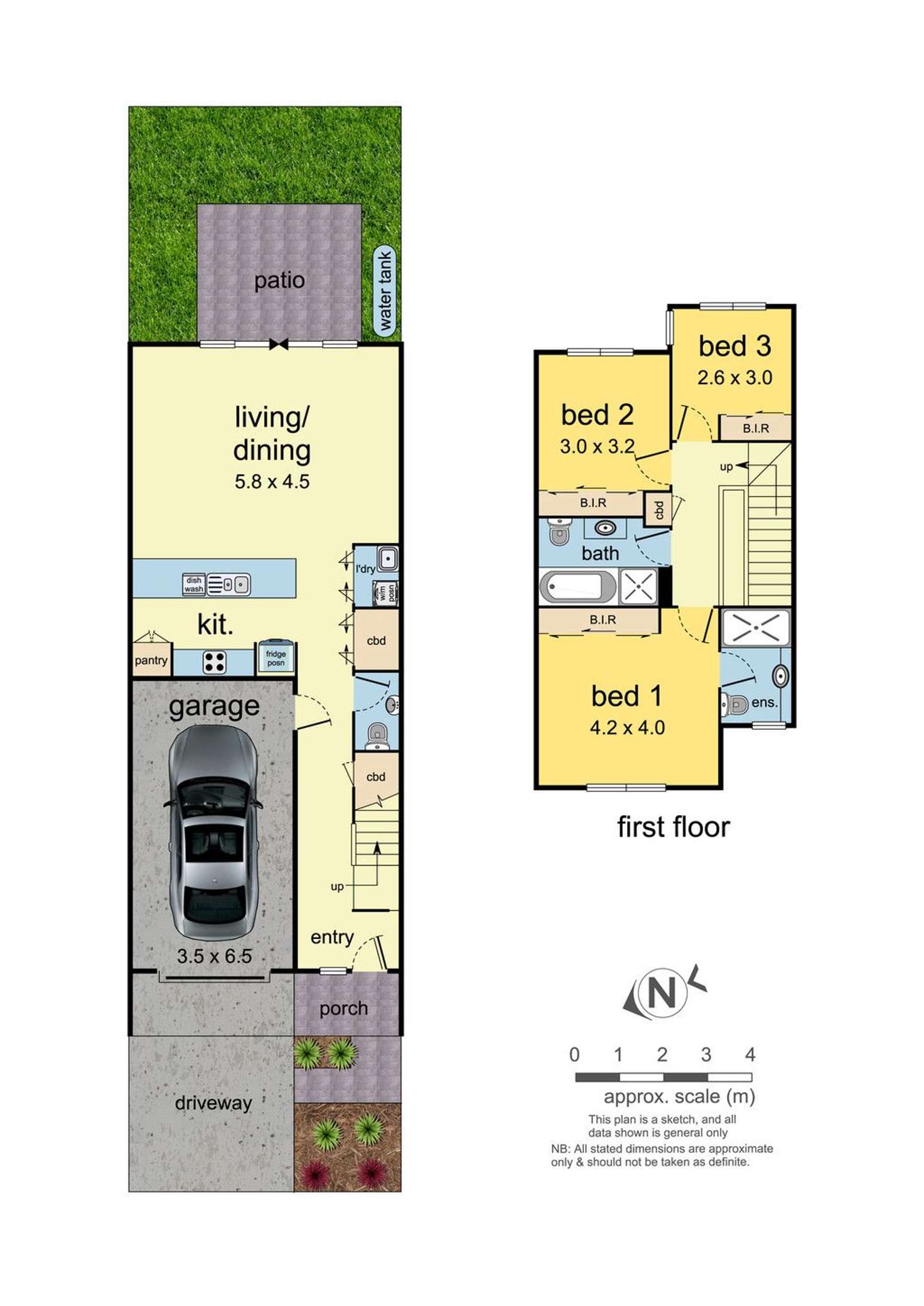 Floorplan of Homely townhouse listing, 37 Brunton Crescent, Mulgrave VIC 3170