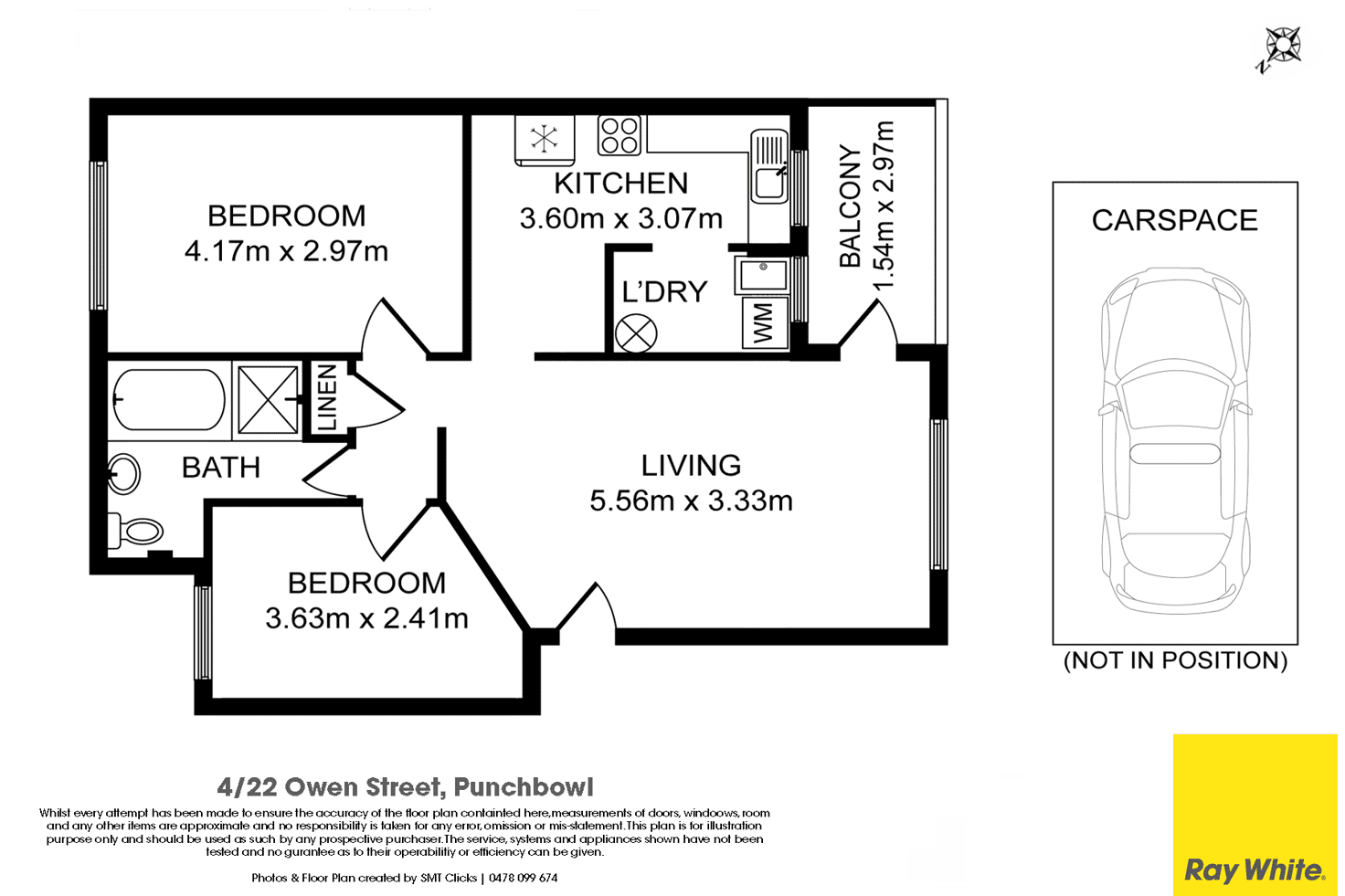 Floorplan of Homely unit listing, 4/22 Owen Street, Punchbowl NSW 2196