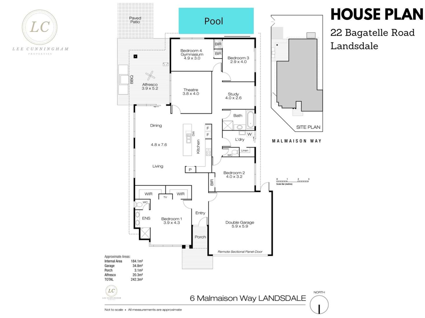 Floorplan of Homely house listing, 6 Malmaison Way, Landsdale WA 6065