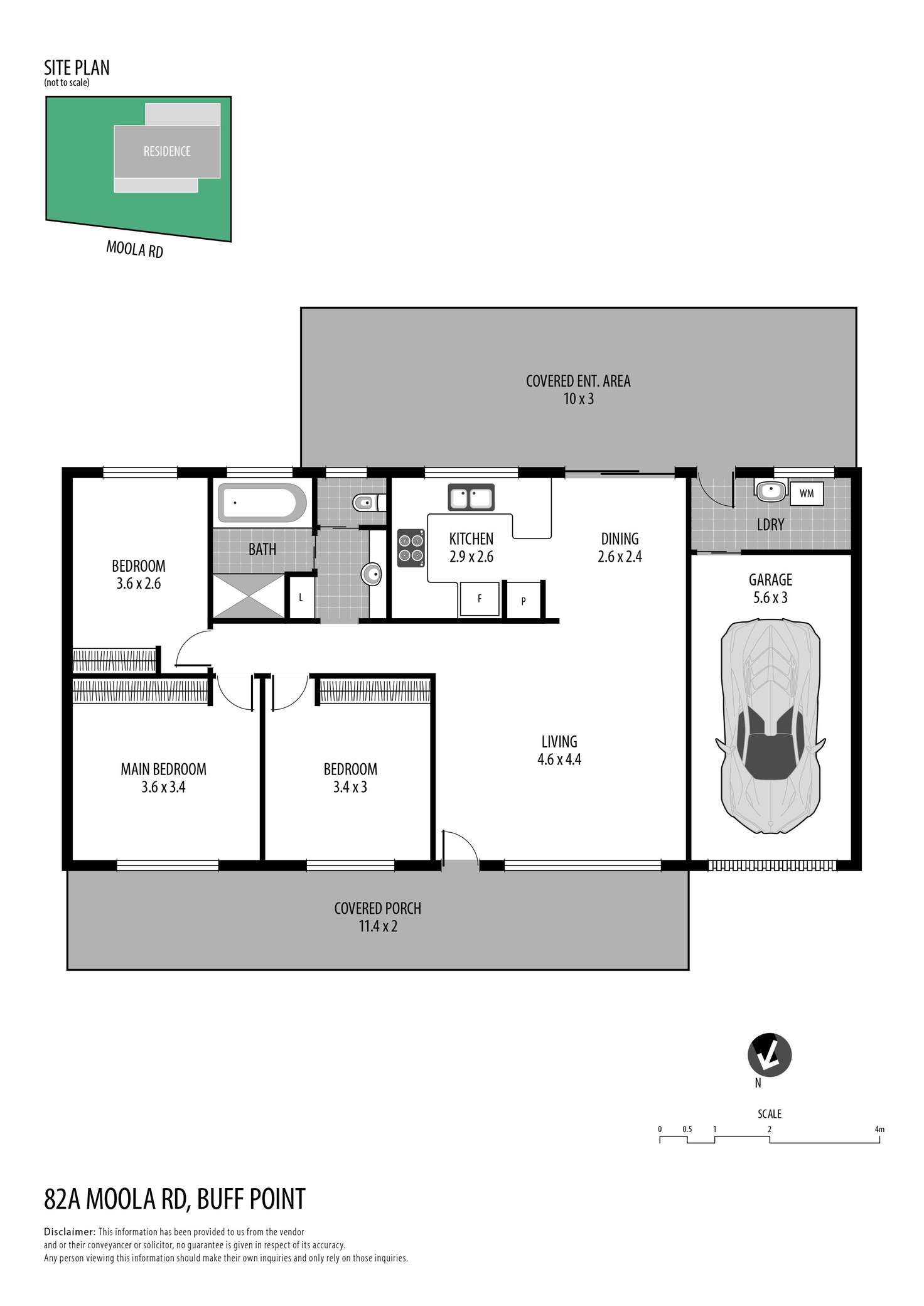 Floorplan of Homely house listing, 82a Moola Road, Buff Point NSW 2262
