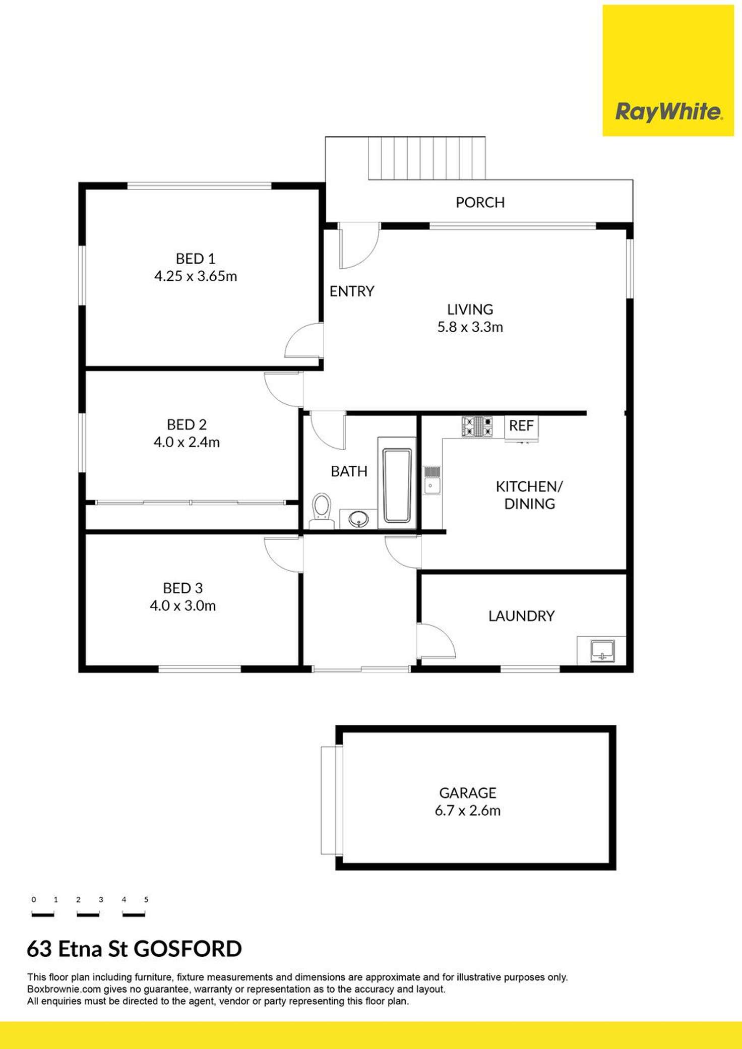 Floorplan of Homely house listing, 63 Etna Street, Gosford NSW 2250