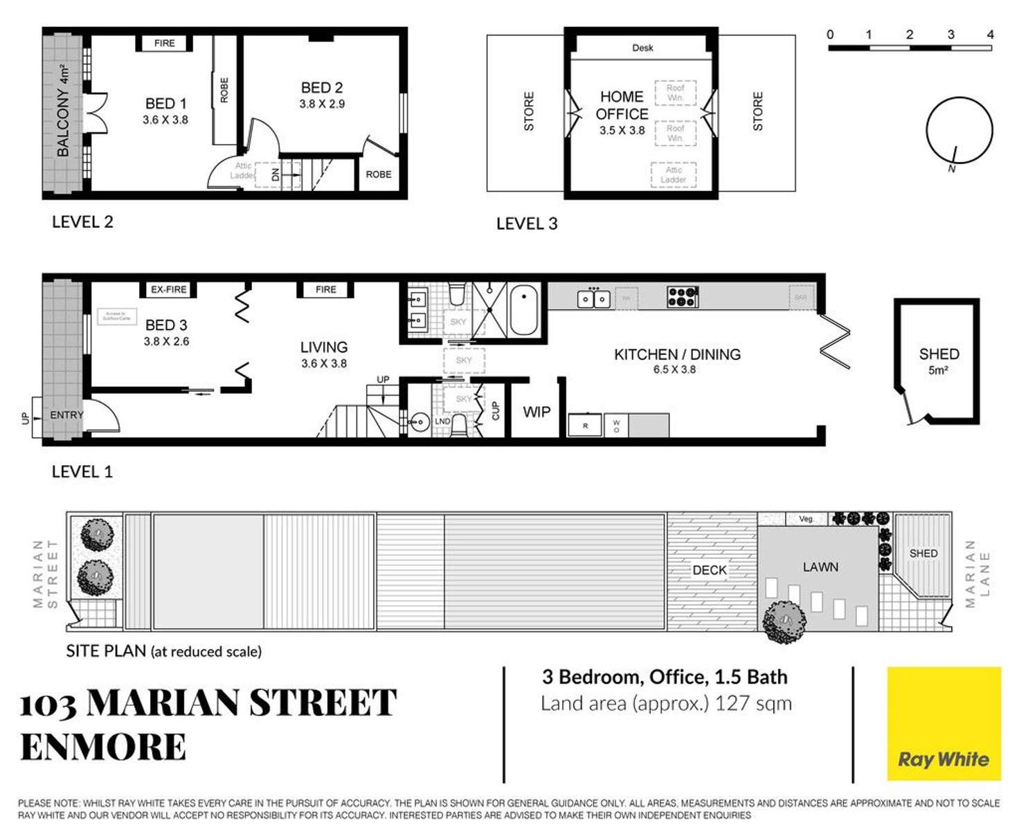 Floorplan of Homely house listing, 103 Marian Street, Enmore NSW 2042