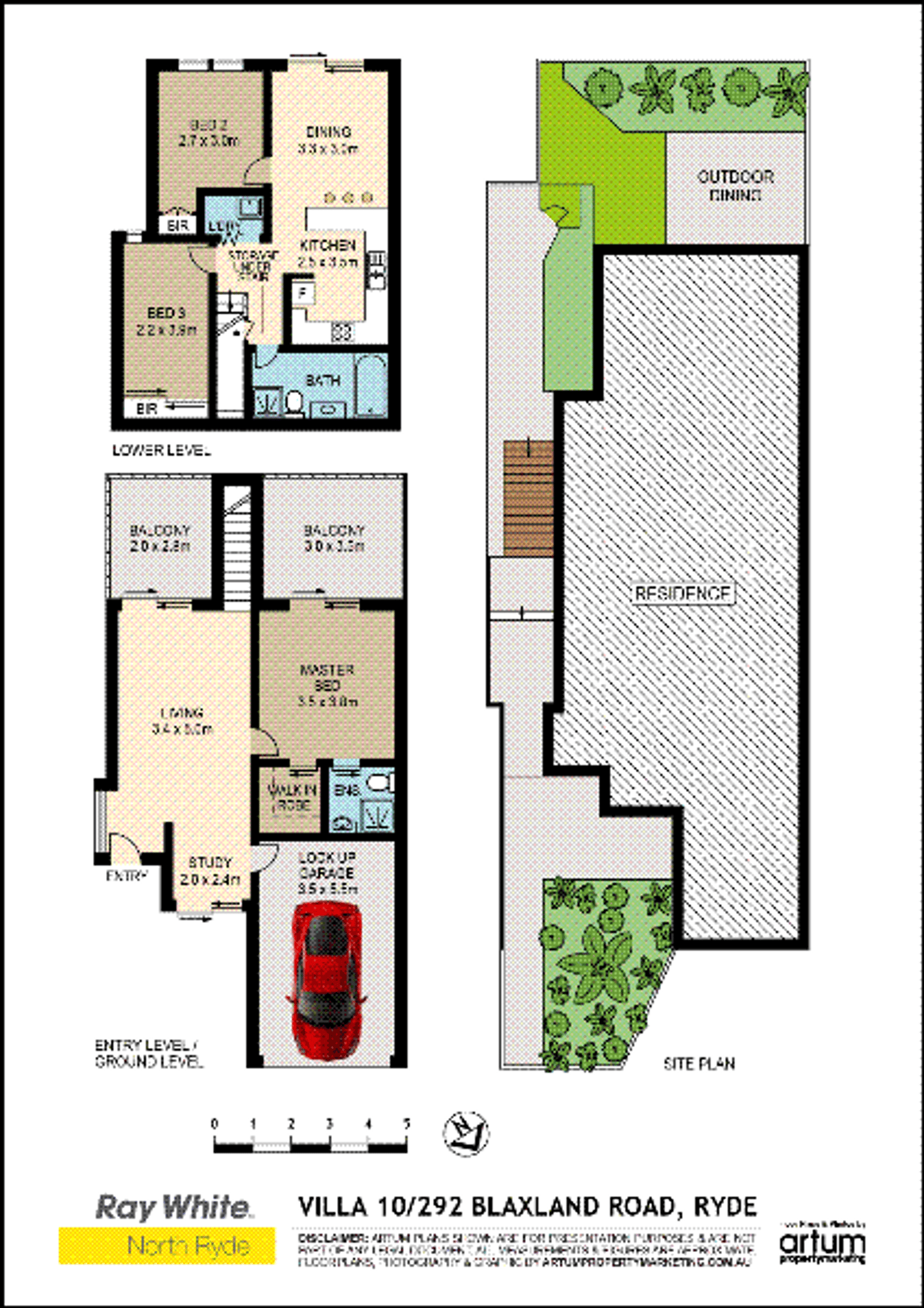 Floorplan of Homely villa listing, 10/292 Blaxland Road, Ryde NSW 2112