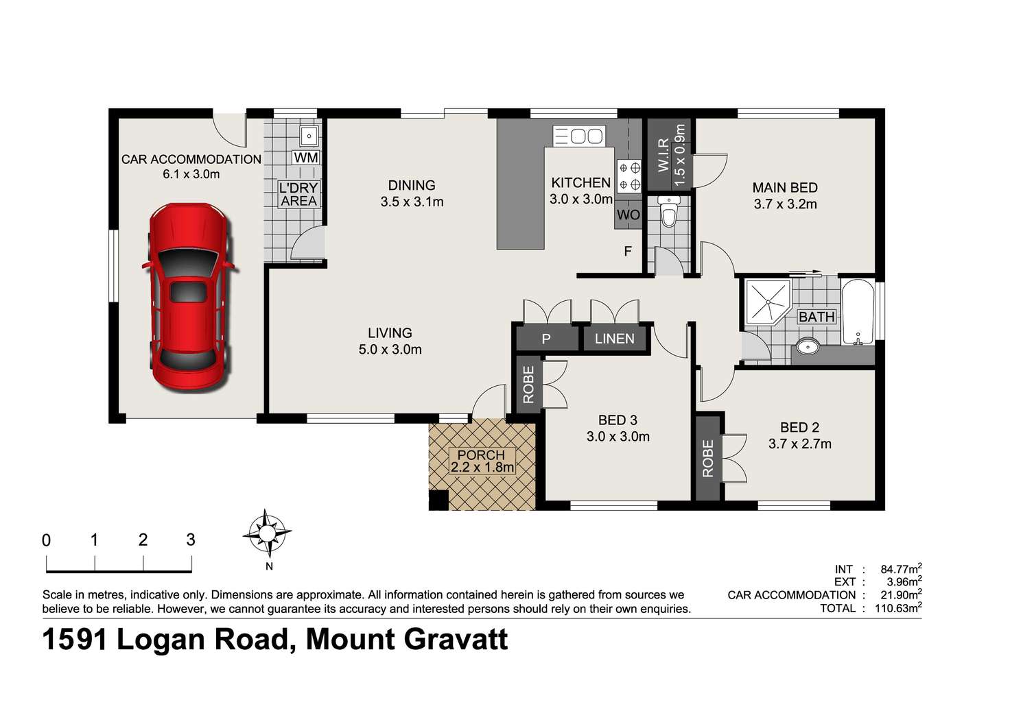 Floorplan of Homely house listing, 1591 Logan Road, Mount Gravatt QLD 4122