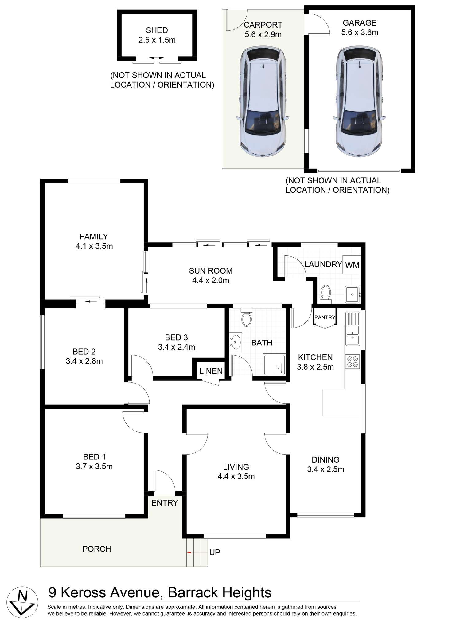 Floorplan of Homely house listing, 9 Keross Avenue, Barrack Heights NSW 2528