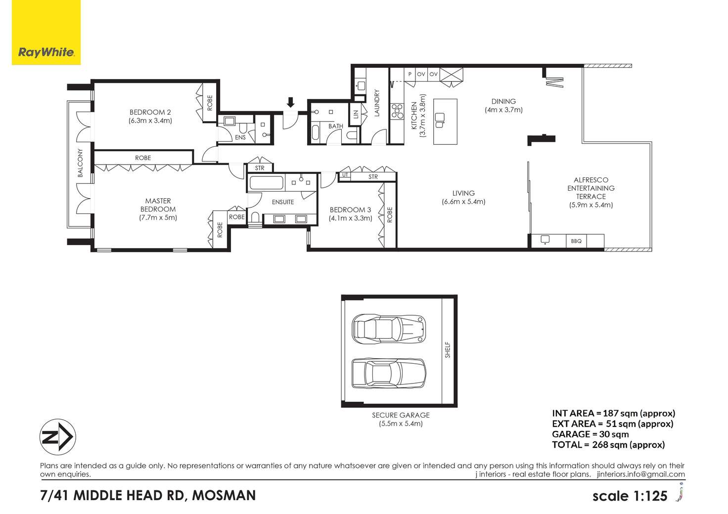 Floorplan of Homely apartment listing, 7/41 Middle Head Road, Mosman NSW 2088