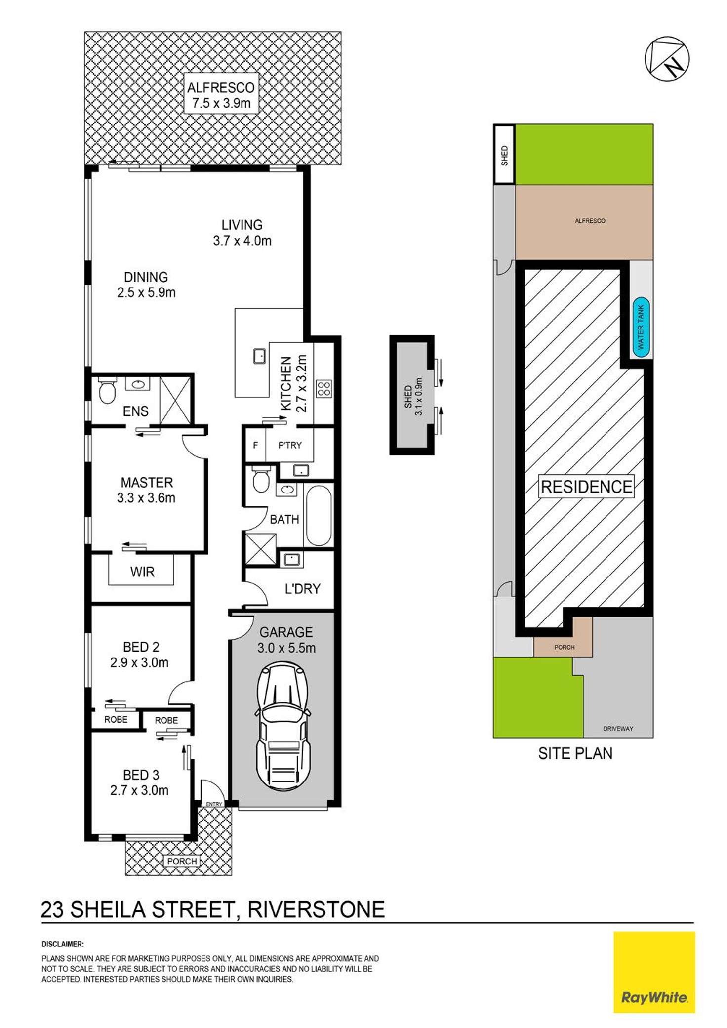 Floorplan of Homely house listing, 23 Sheila Street, Grantham Farm, Riverstone NSW 2765