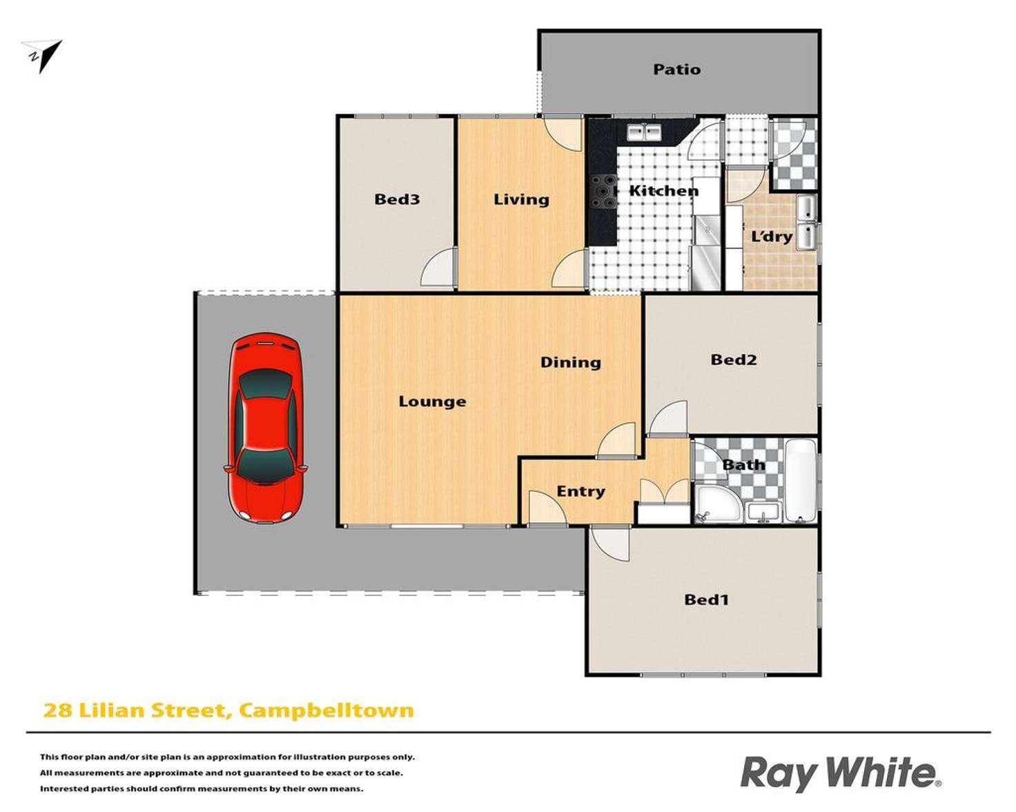 Floorplan of Homely house listing, 28 Lilian Street, Campbelltown NSW 2560
