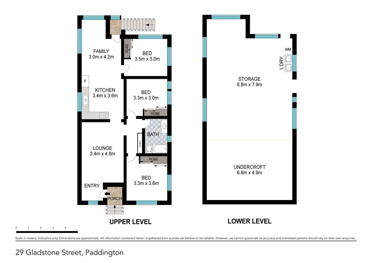 Floorplan of Homely house listing, 29 Gladstone Street, Paddington QLD 4064