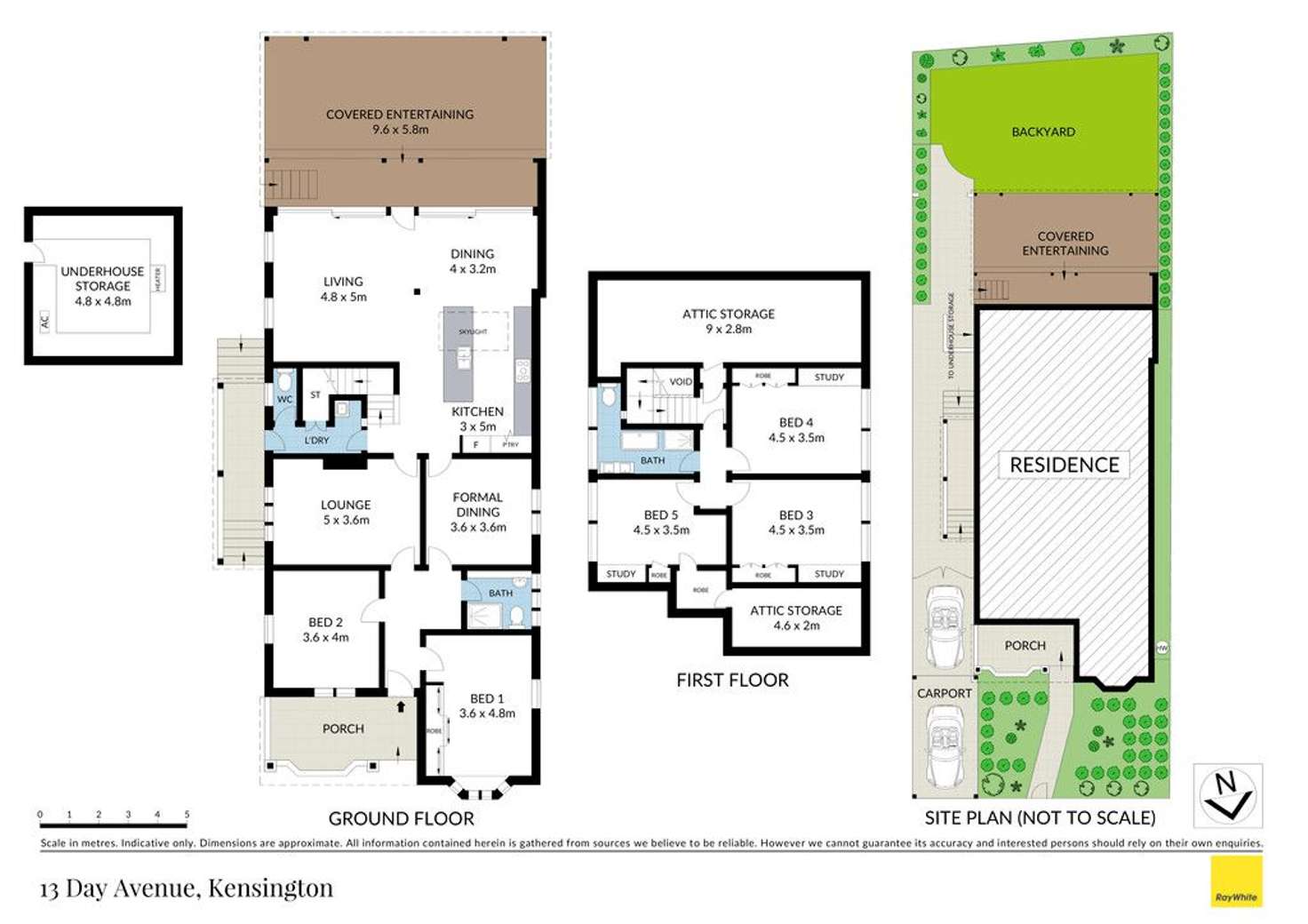 Floorplan of Homely house listing, 13 Day Avenue, Kensington NSW 2033