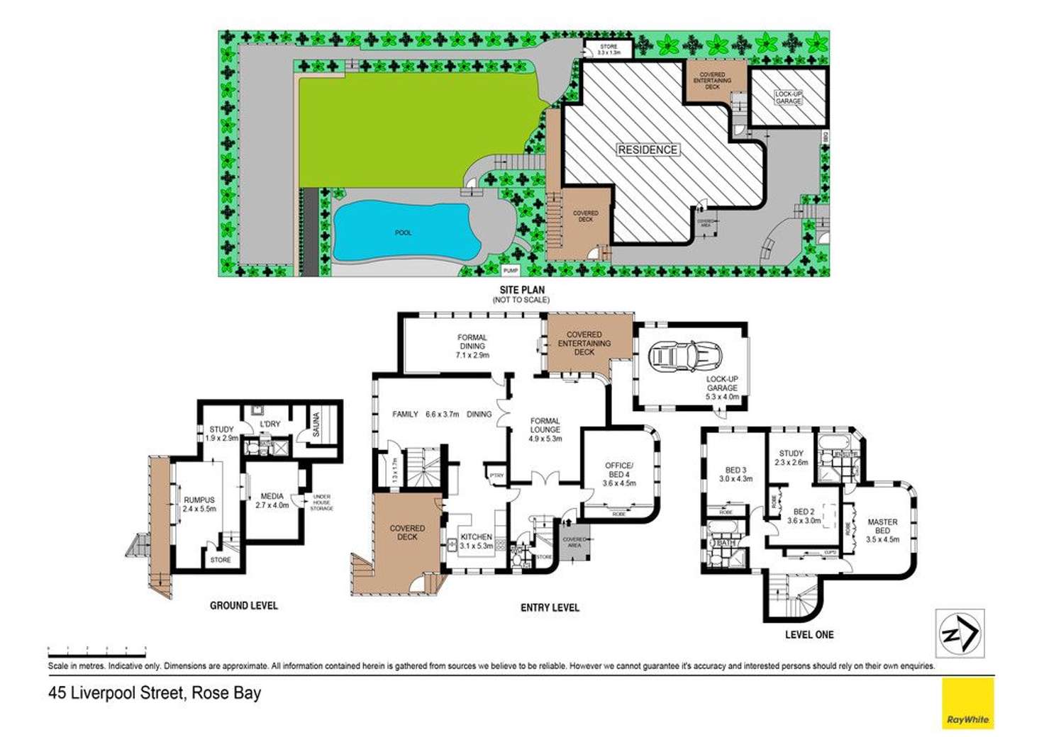 Floorplan of Homely house listing, 45 Liverpool Street, Rose Bay NSW 2029