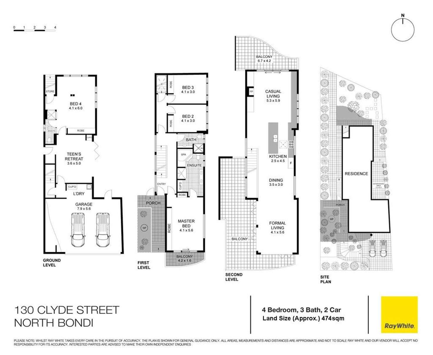 Floorplan of Homely house listing, 130 Clyde Street, North Bondi NSW 2026