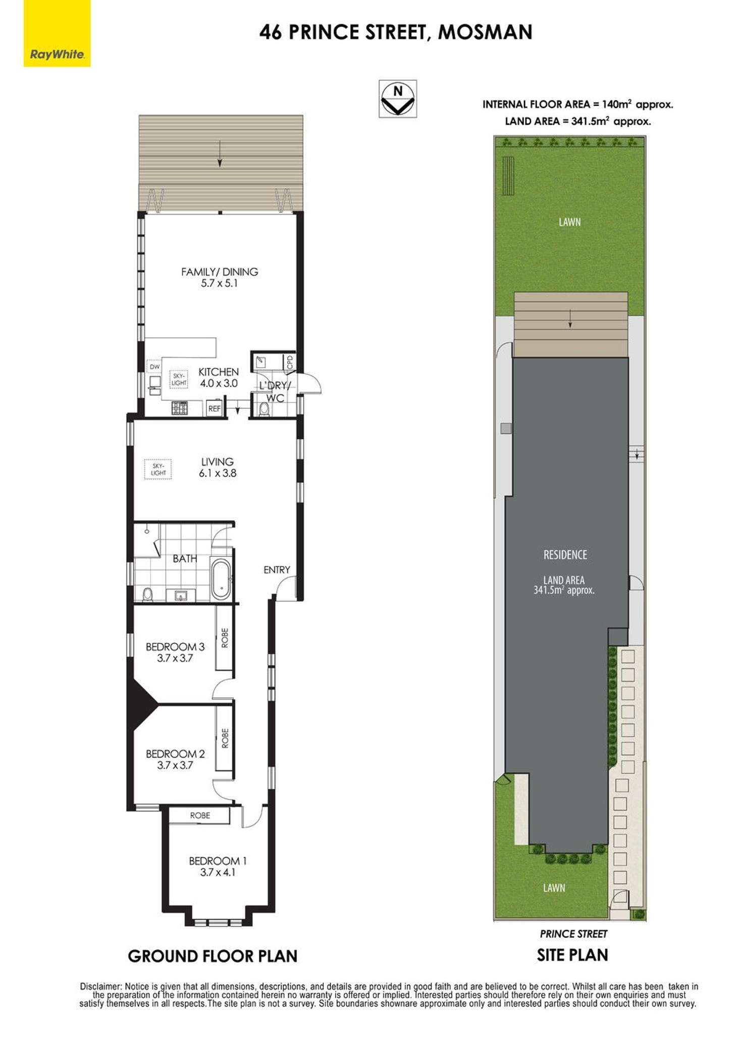 Floorplan of Homely house listing, 46 Prince Street, Mosman NSW 2088
