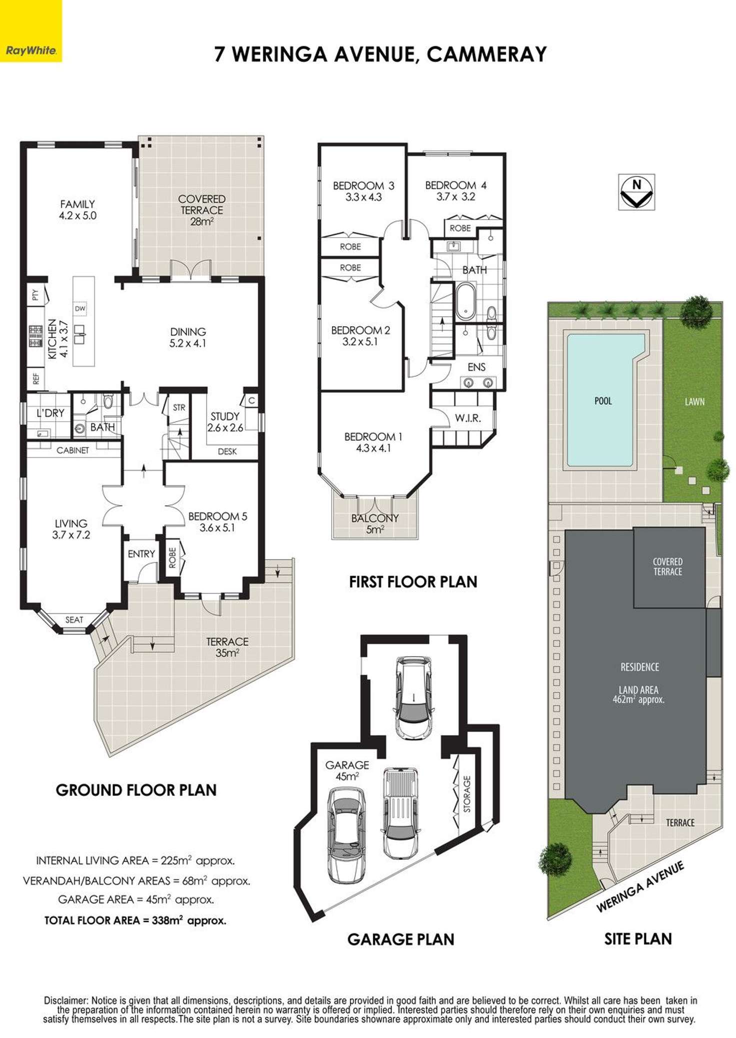 Floorplan of Homely house listing, 7 Weringa Avenue, Cammeray NSW 2062