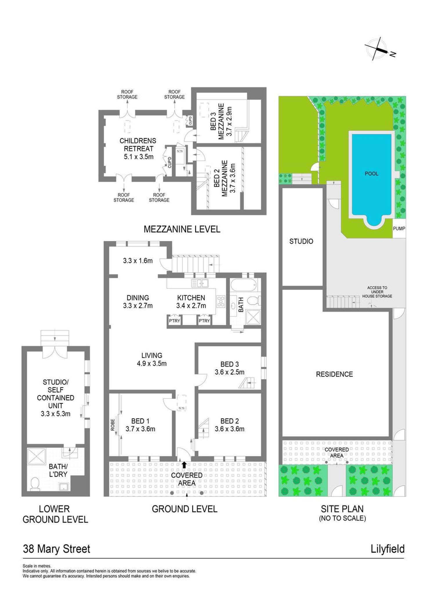 Floorplan of Homely house listing, 38 Mary Street, Lilyfield NSW 2040