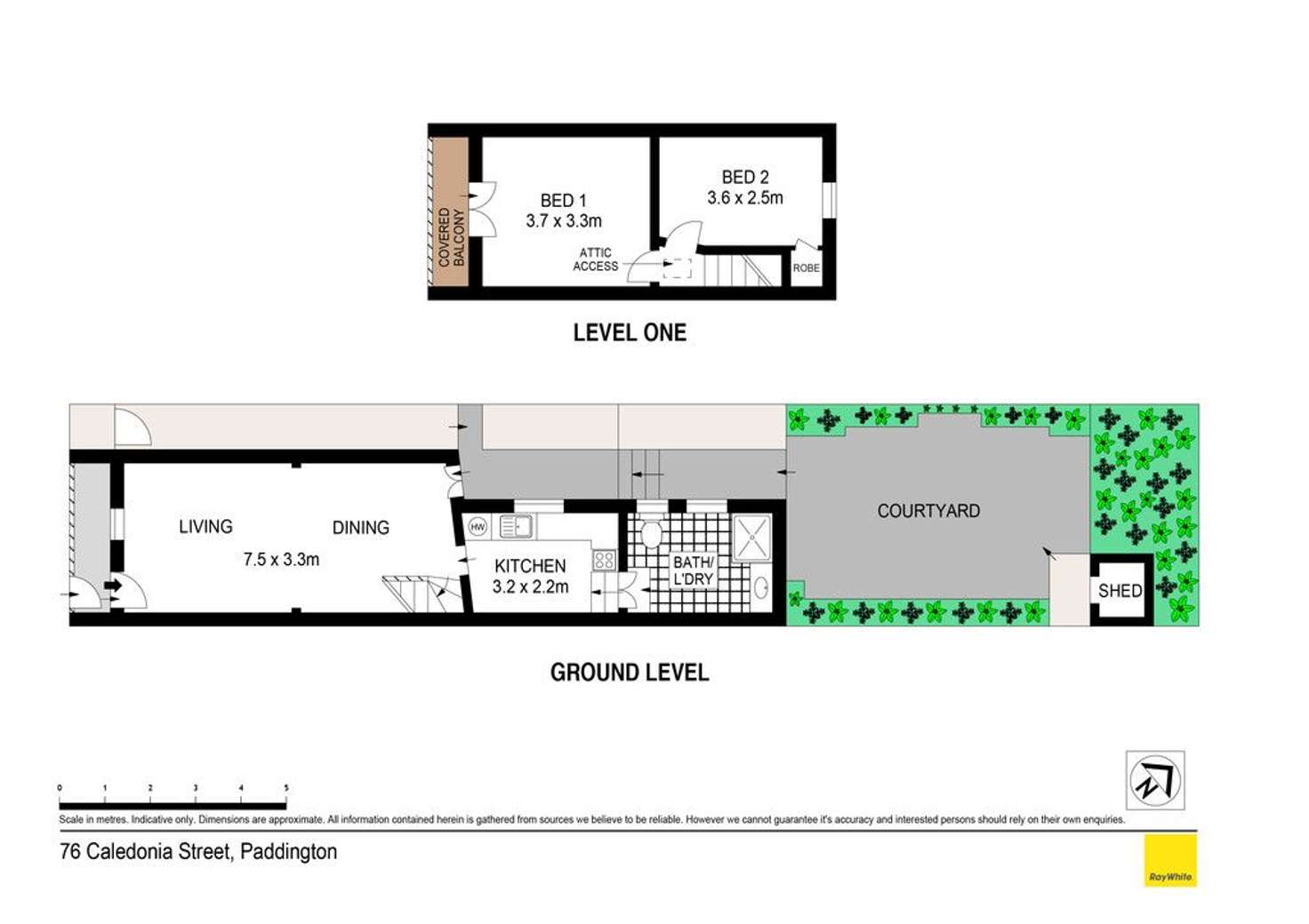 Floorplan of Homely house listing, 76 Caledonia Street, Paddington NSW 2021