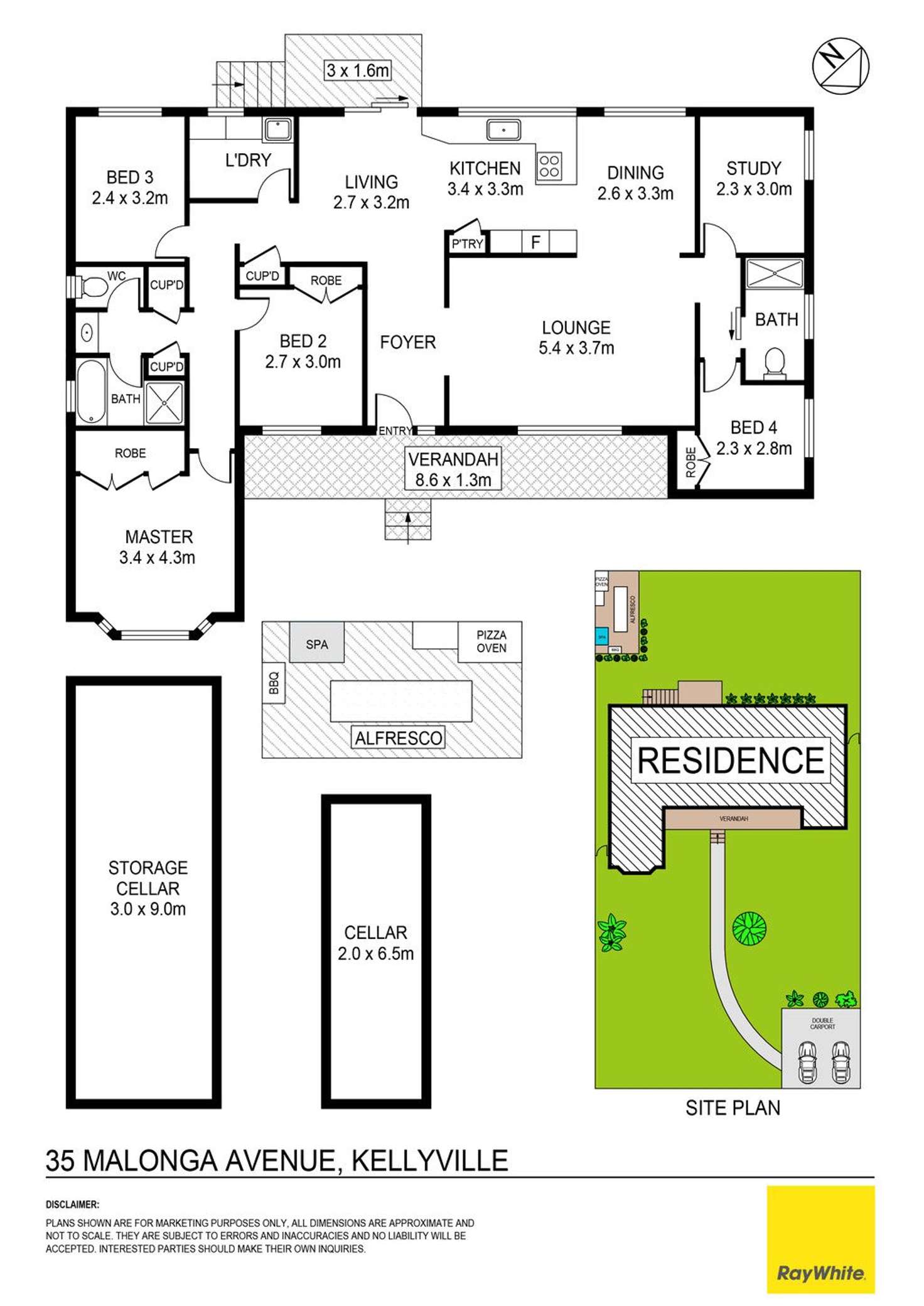 Floorplan of Homely house listing, 35 Malonga Avenue, Kellyville NSW 2155