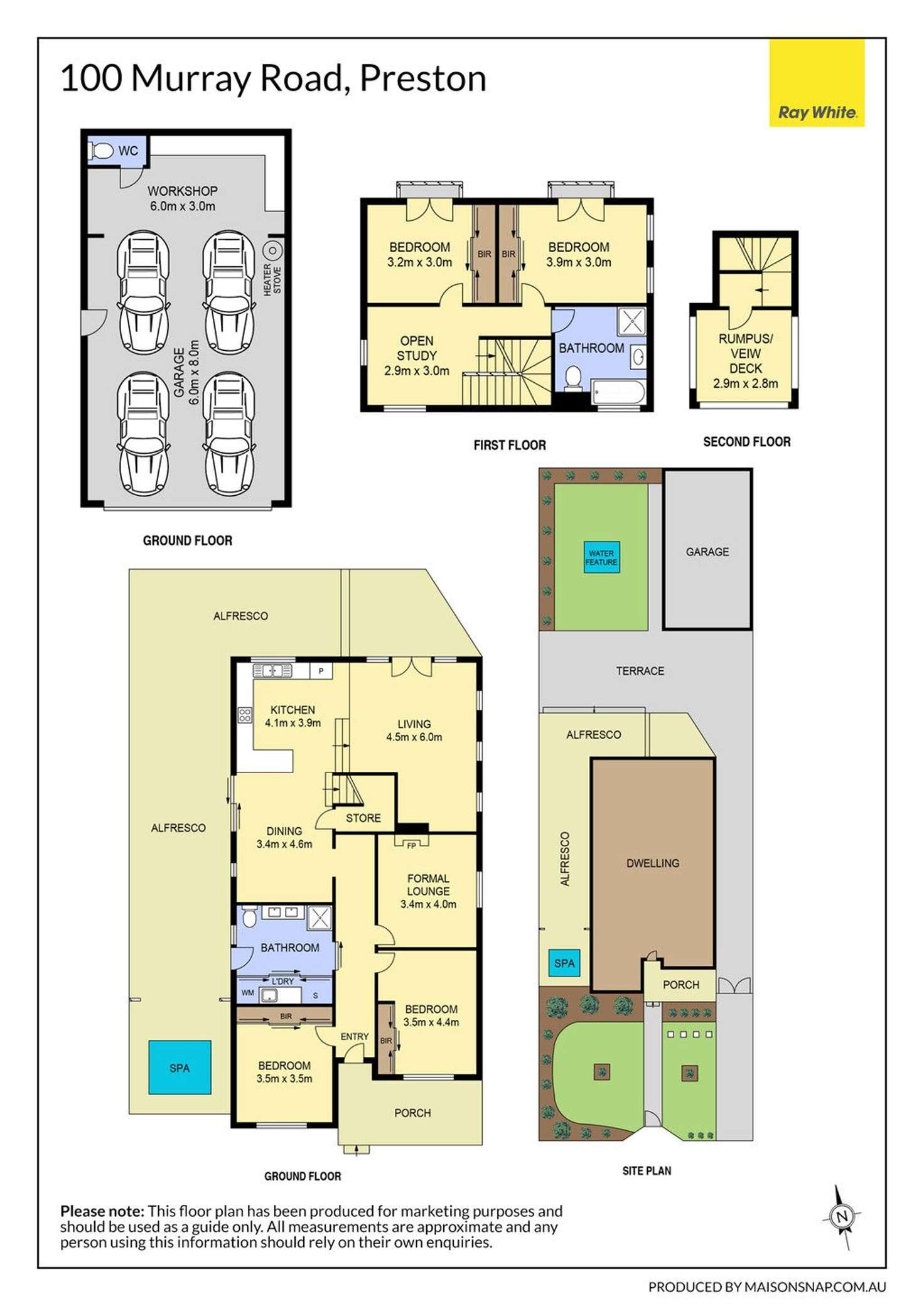 Floorplan of Homely house listing, 100 Murray Road, Preston VIC 3072