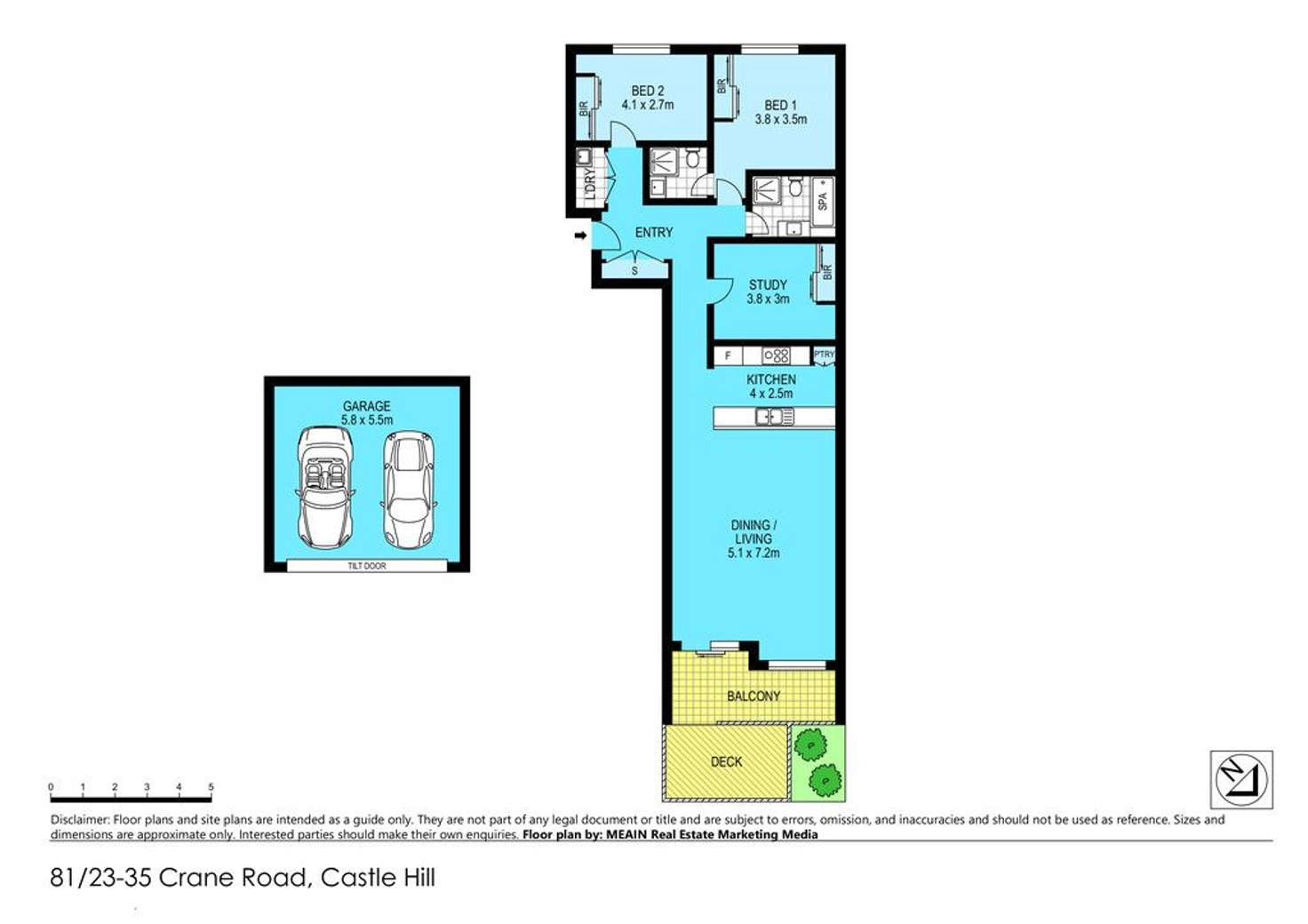 Floorplan of Homely apartment listing, 81/23-35 Crane Road, Castle Hill NSW 2154