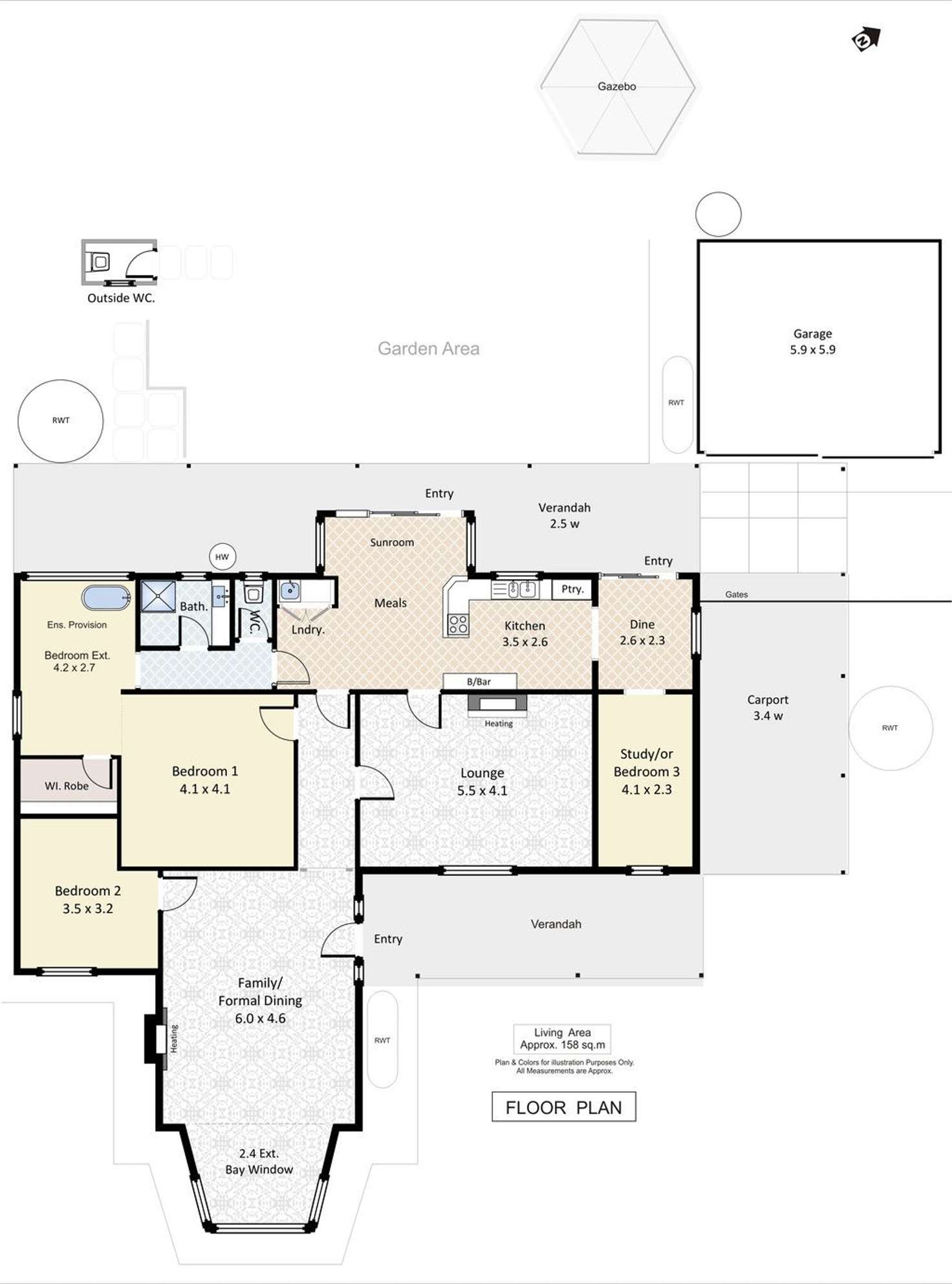 Floorplan of Homely house listing, 226 Renmark Avenue, Renmark SA 5341