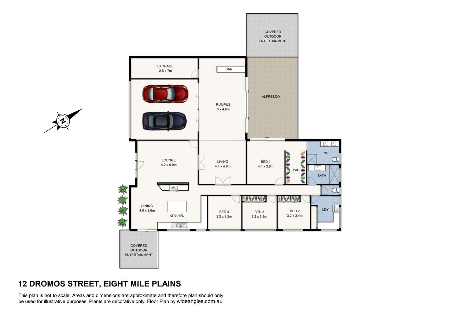 Floorplan of Homely house listing, 12 Dromos Street, Eight Mile Plains QLD 4113