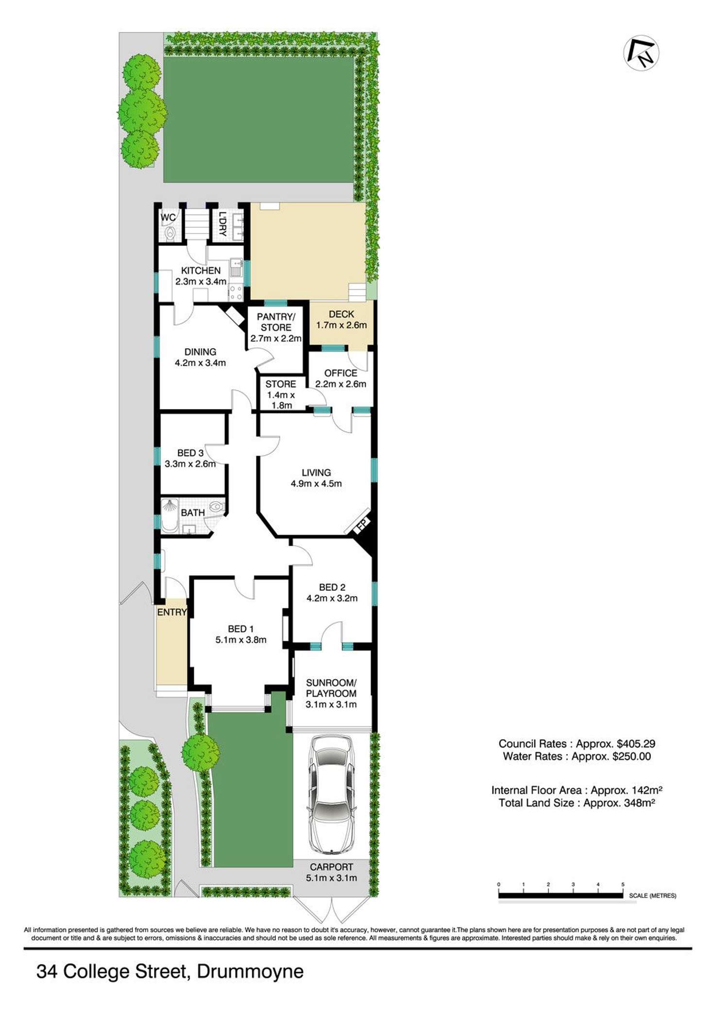 Floorplan of Homely house listing, 34 College Street, Drummoyne NSW 2047