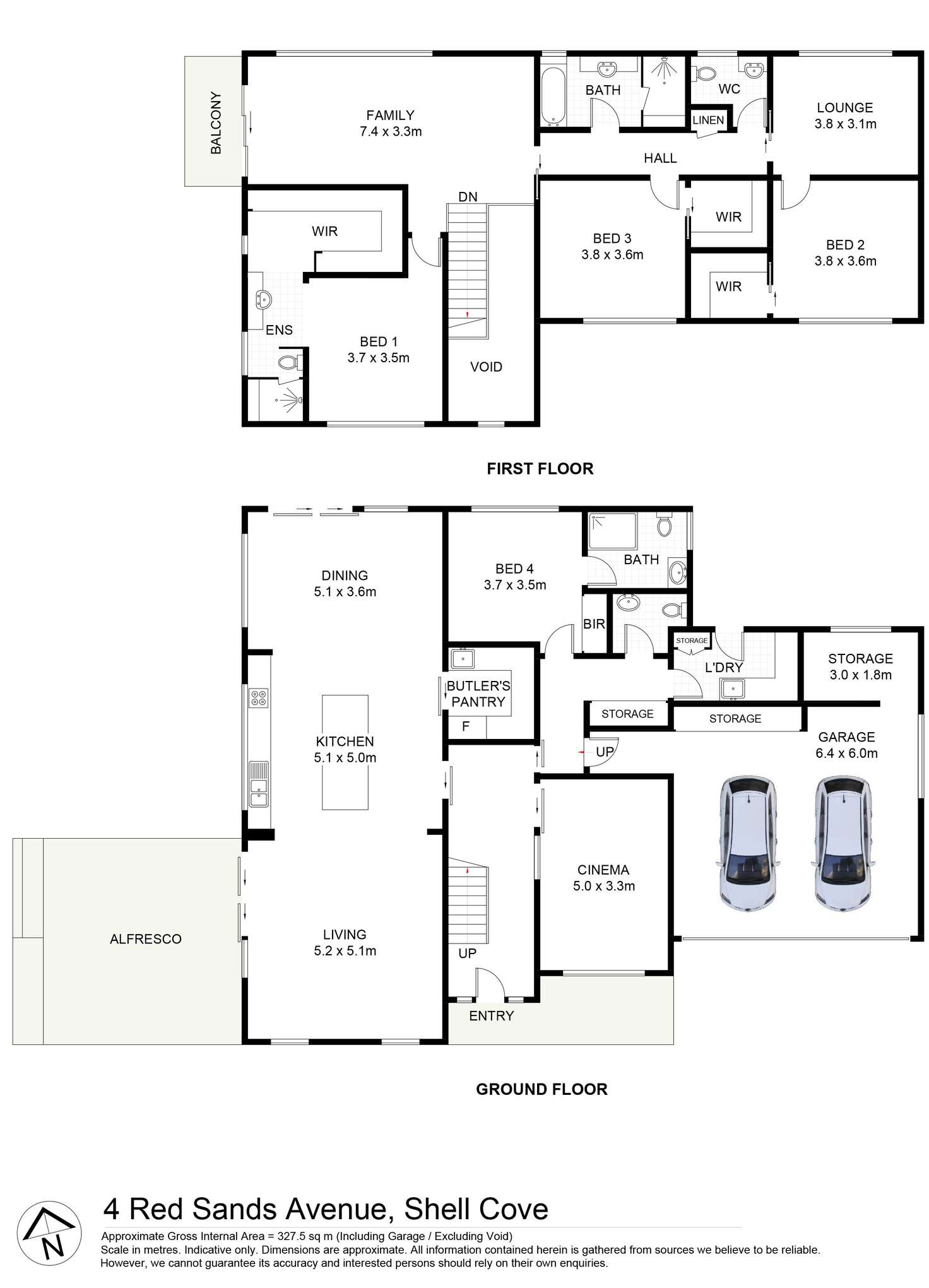Floorplan of Homely house listing, 4 Red Sands Avenue, Shell Cove NSW 2529