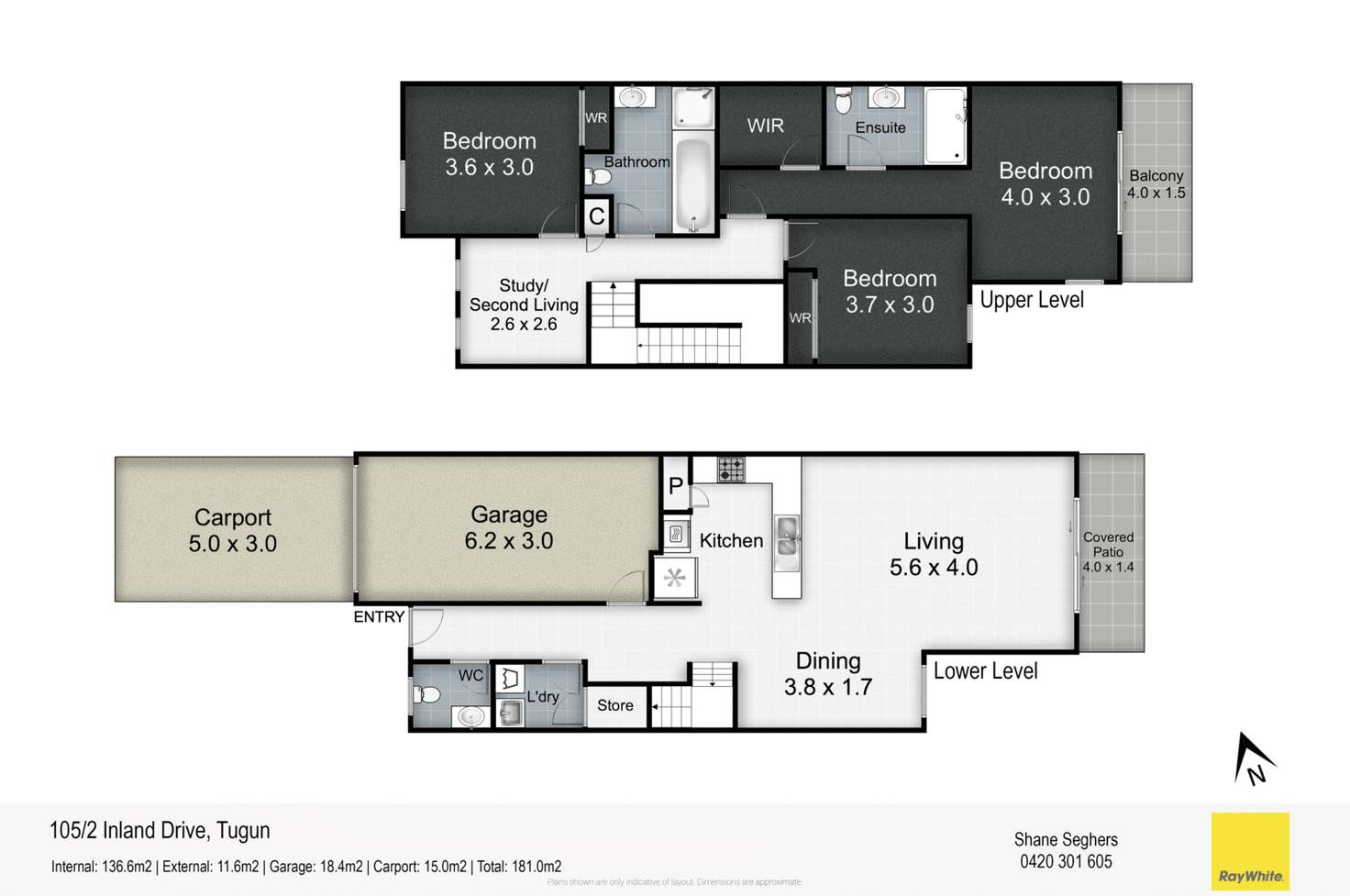 Floorplan of Homely townhouse listing, 105/2 Inland Drive, Tugun QLD 4224