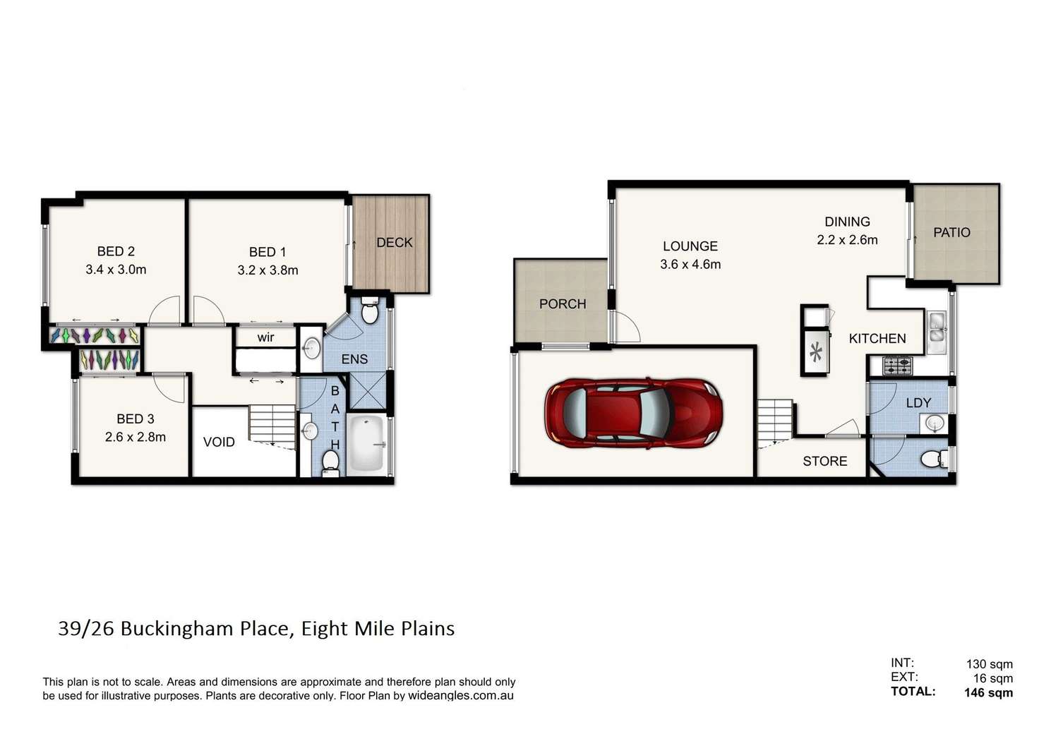 Floorplan of Homely townhouse listing, 39/26 Buckingham Place, Eight Mile Plains QLD 4113