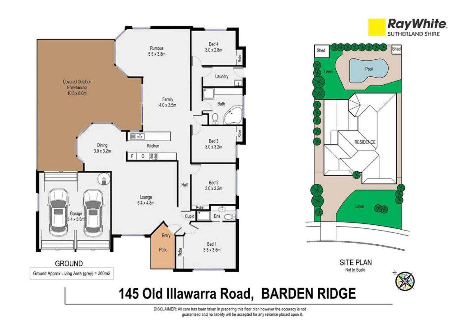 Floorplan of Homely house listing, 145 Old Illawarra Road, Barden Ridge NSW 2234